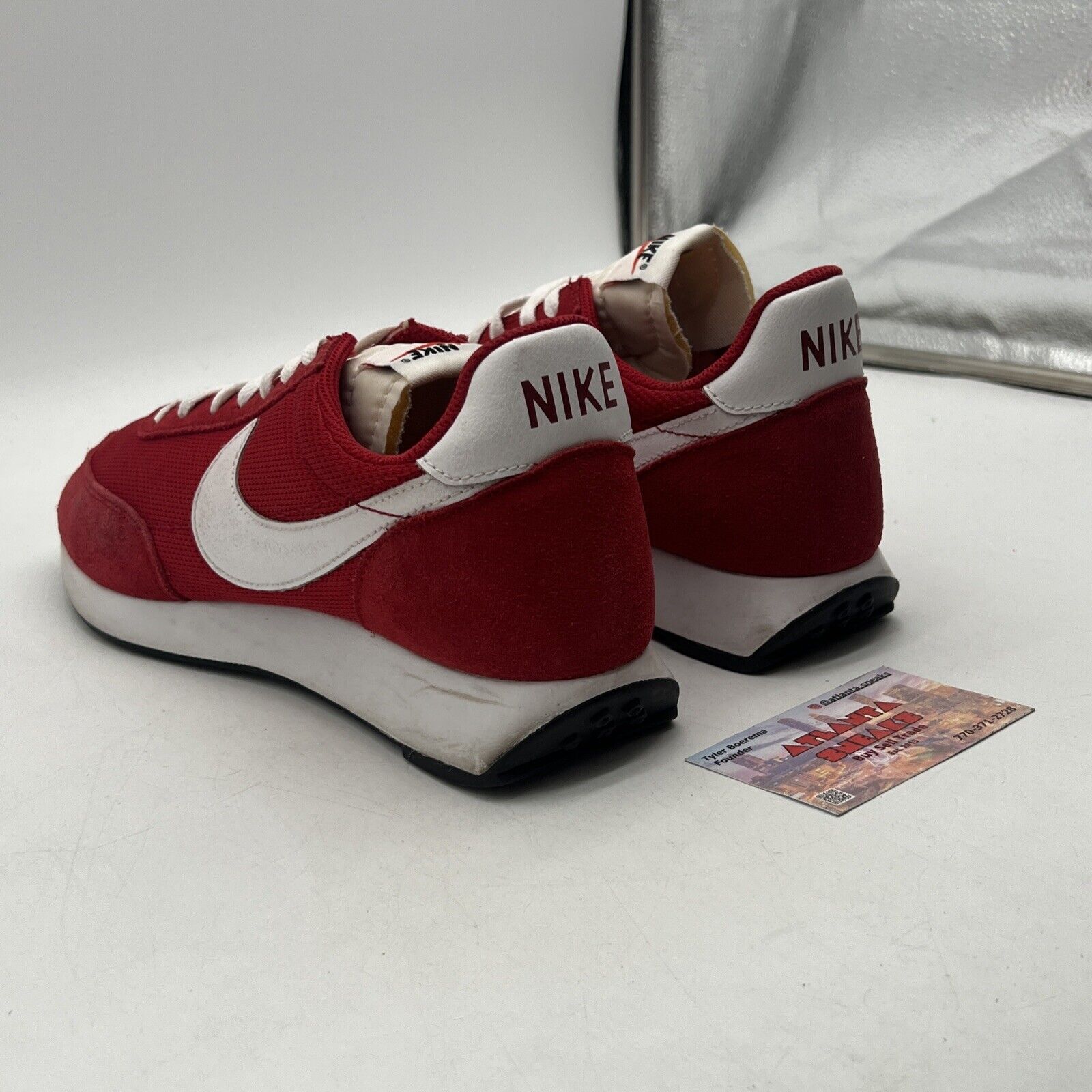 Size 9 - Nike Air Tailwind 79 Gym Red White Suede (487754-602)