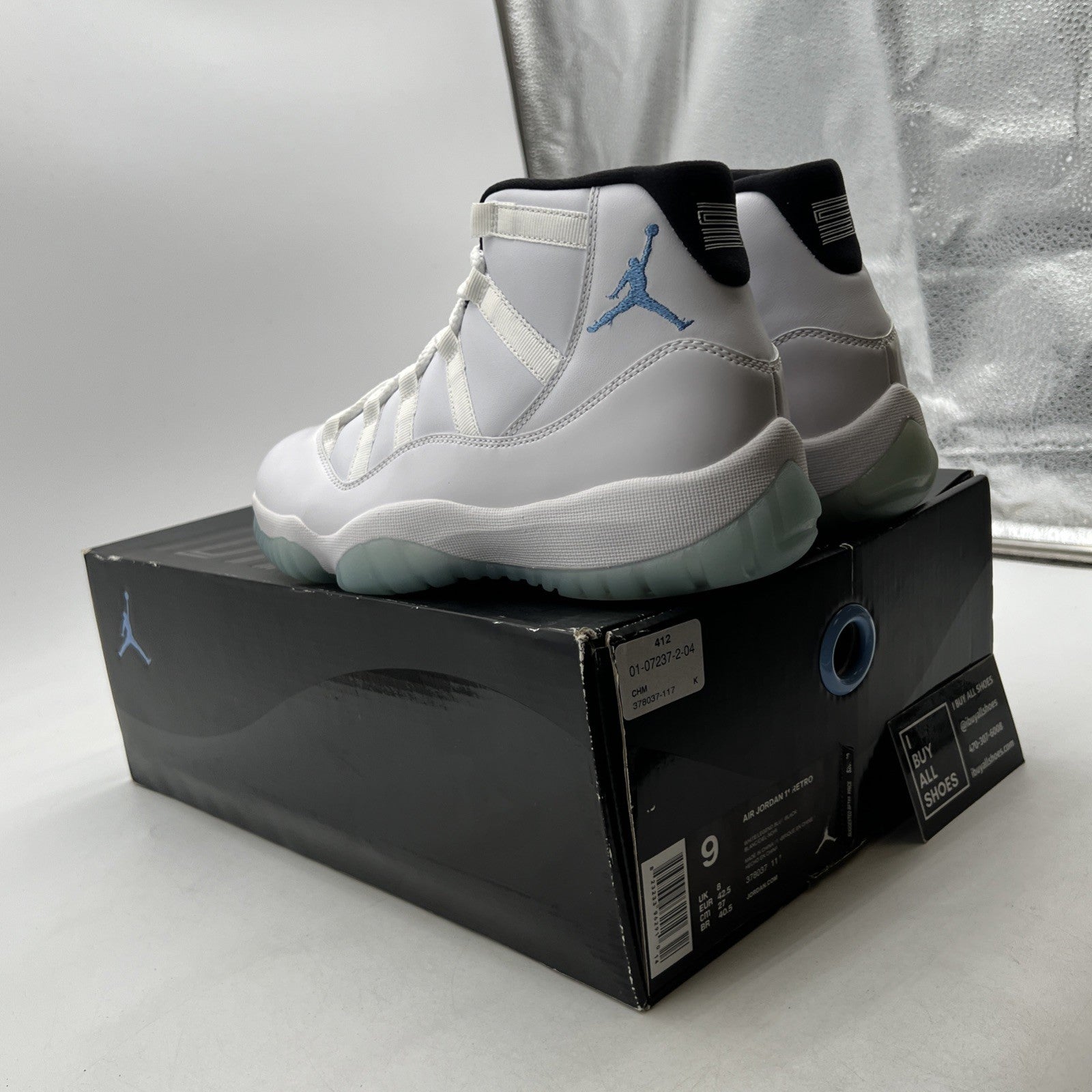 Size 9 - Air Jordan 11 Retro High Legend Blue (378037-117)