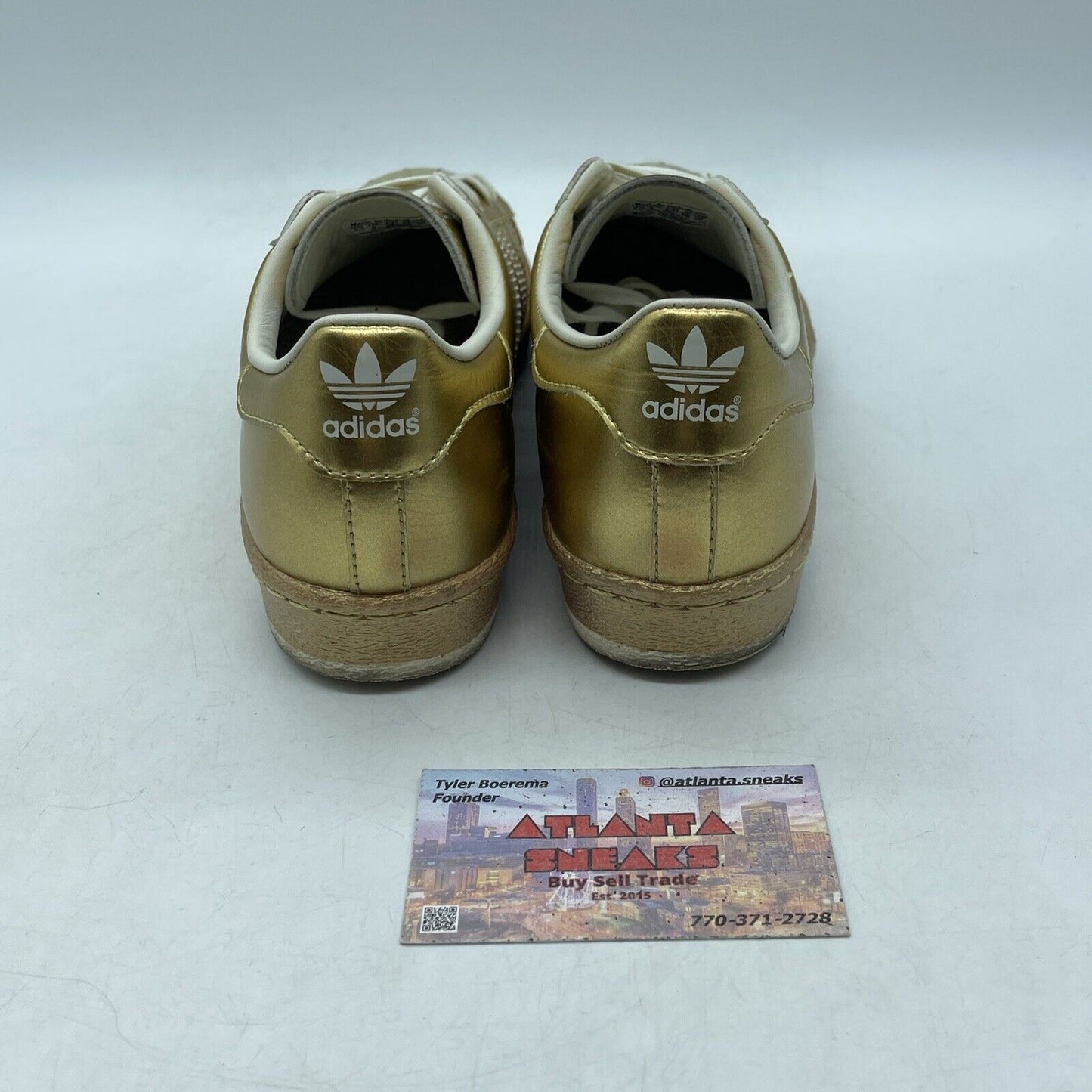 Size 4.5 - Superstar 80s Metallic Gold Pack Leather (BB2403)