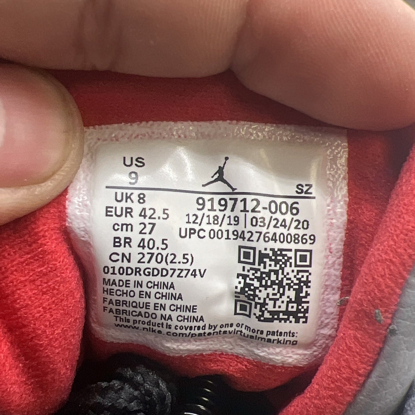Size 9 - Air Jordan 11 Retro IE Low Black Cement (919712-006)