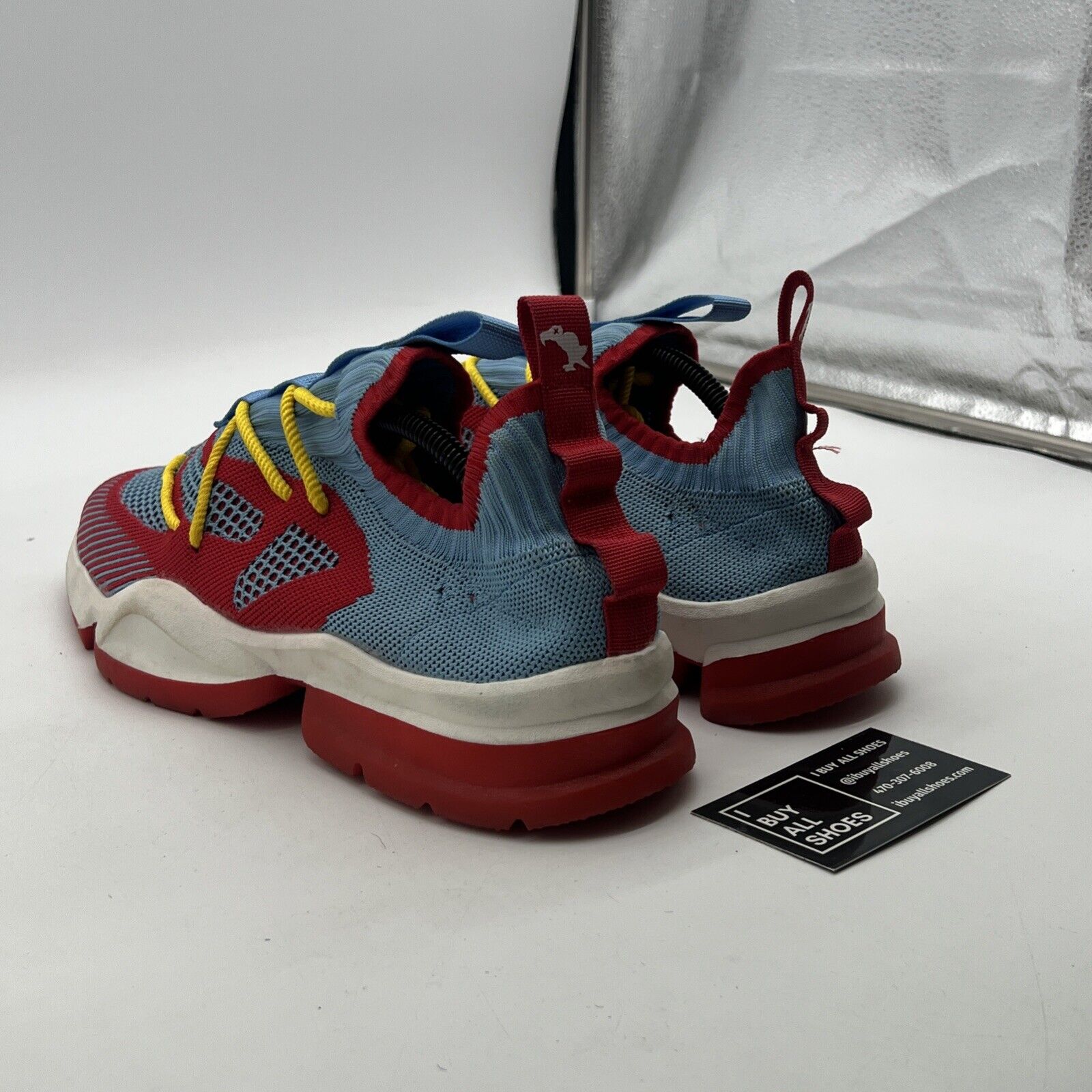 Size 11 - Sia Good Shoes Chucky Vultures Red/Blue/Yellow