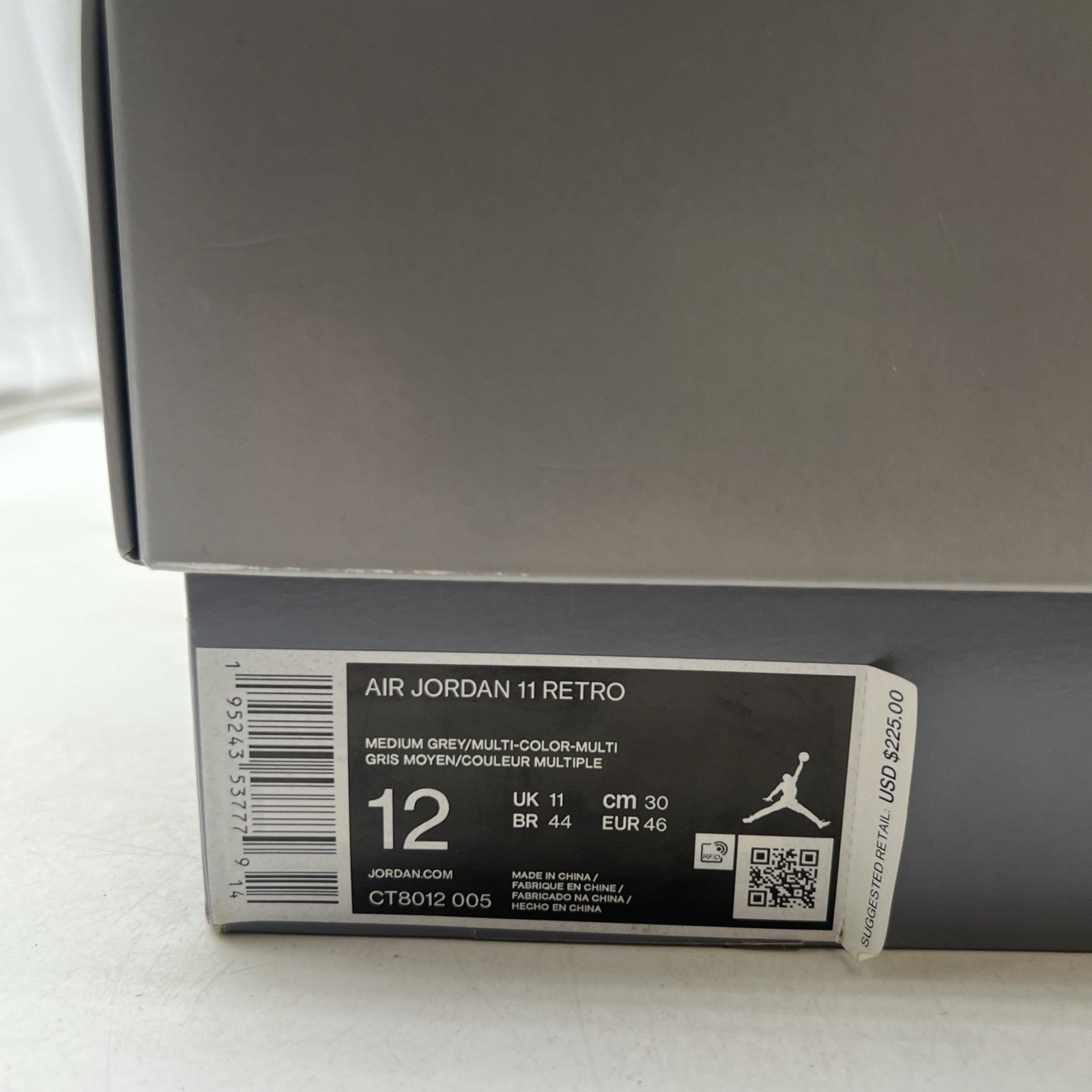 Size 12 - Air Jordan 11 Retro High Cool Grey (CT8012-005)