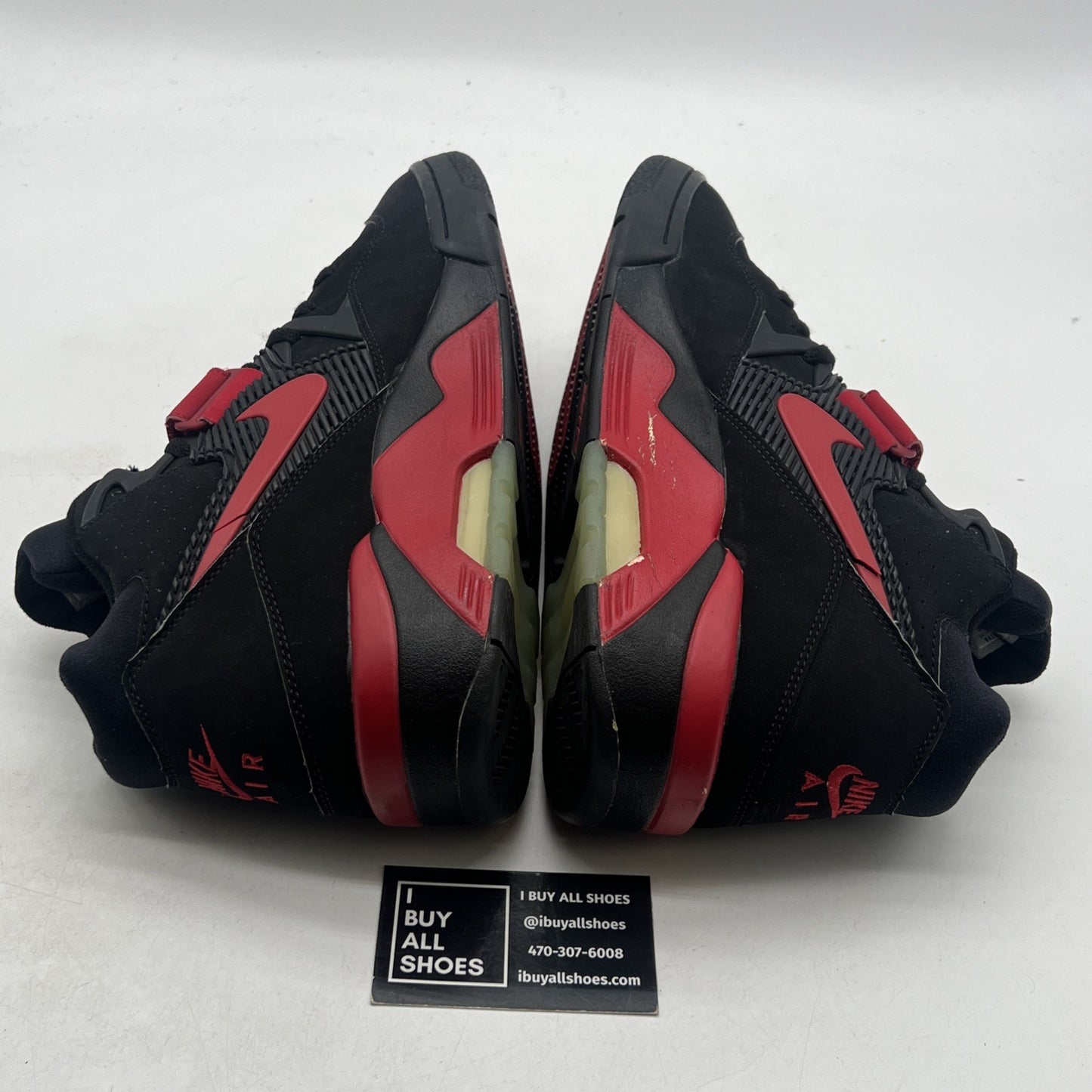 Size 13 - Nike Air Force 180 Black (310095-061)