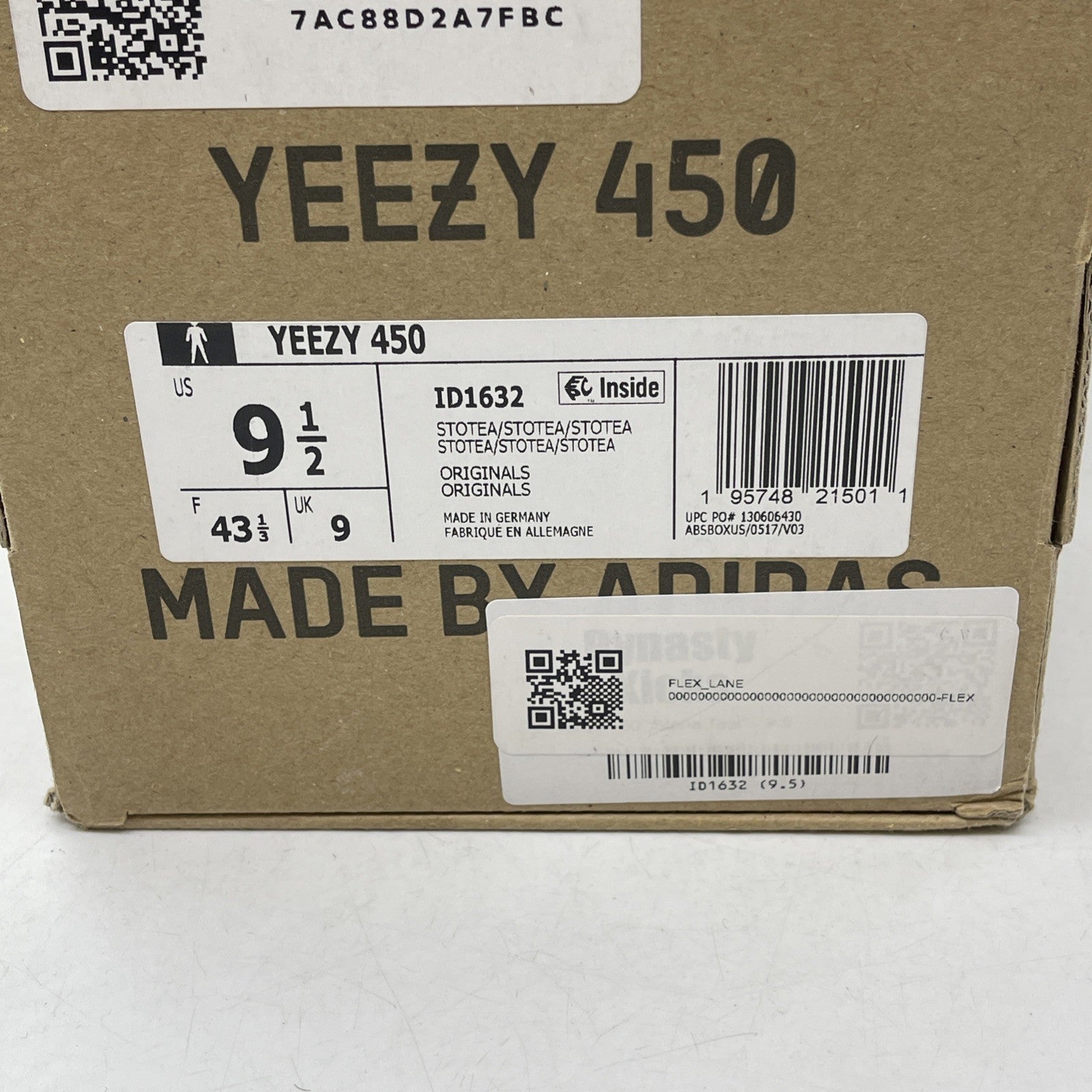 Size 9.5 - Adidas Yeezy 460 Stone Teal Grey (ID1632)