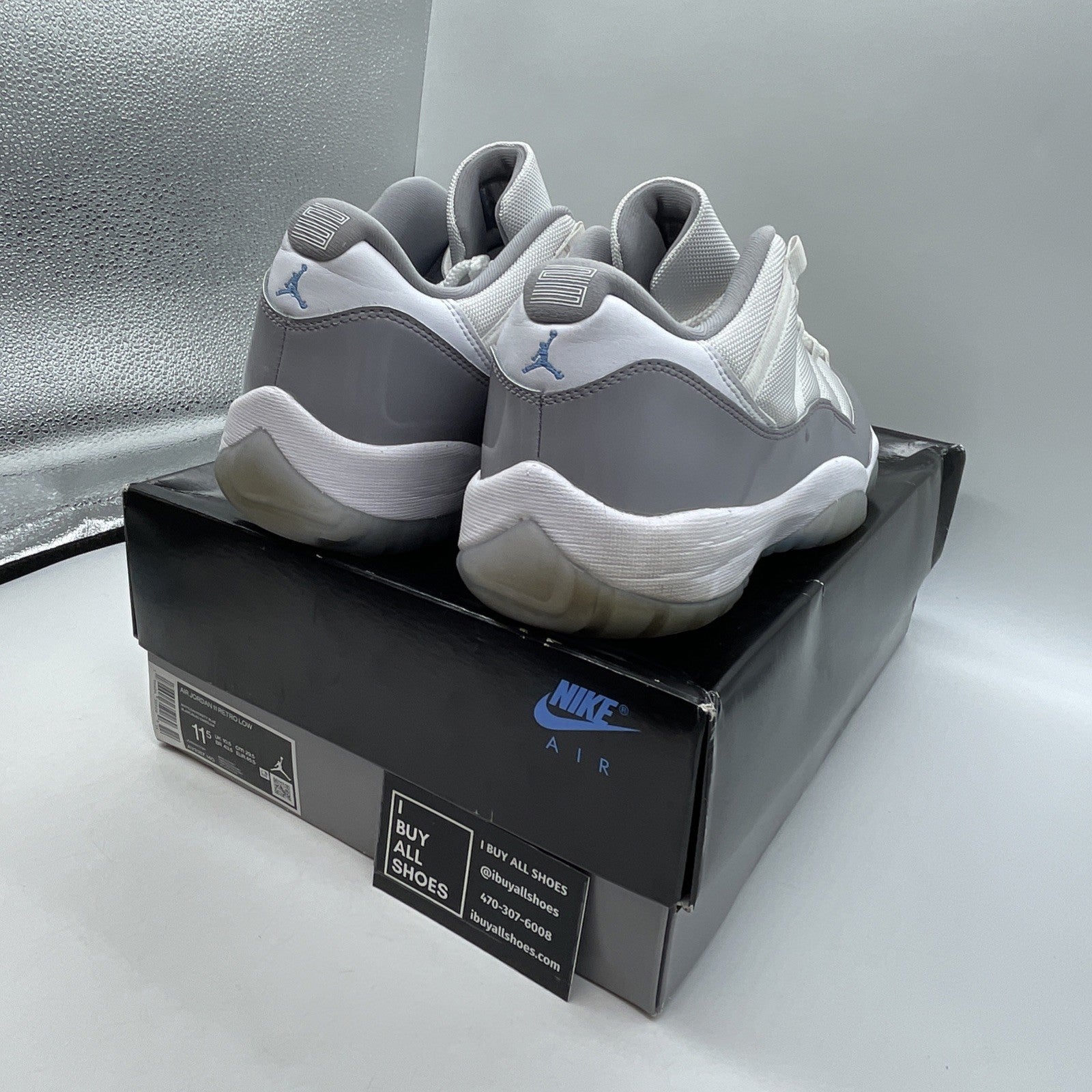 Size 11.5 - Air Jordan 11 Retro Low Cement Grey (AV2187-140)