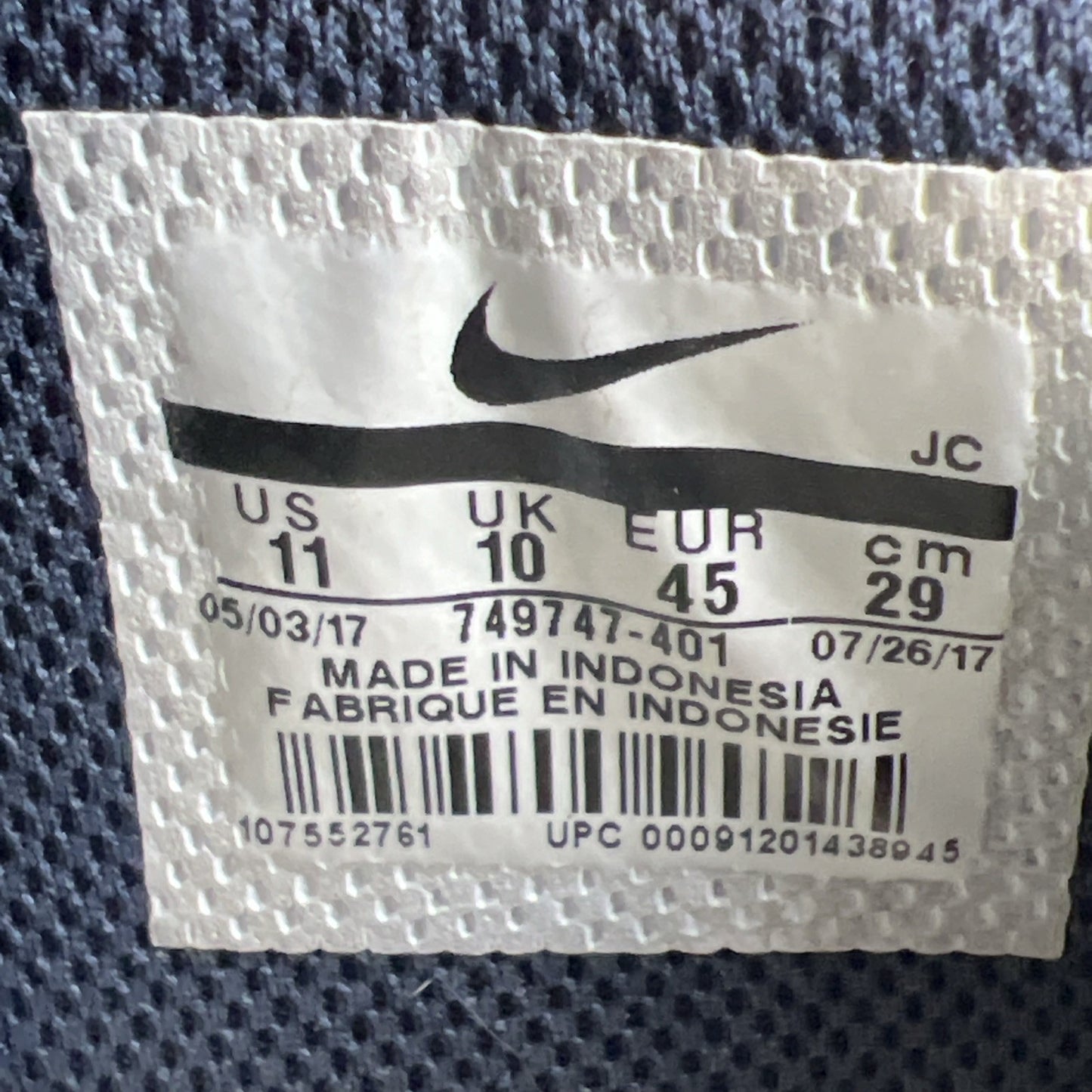 Size 11 - Nike Court Royale White (749747-102)