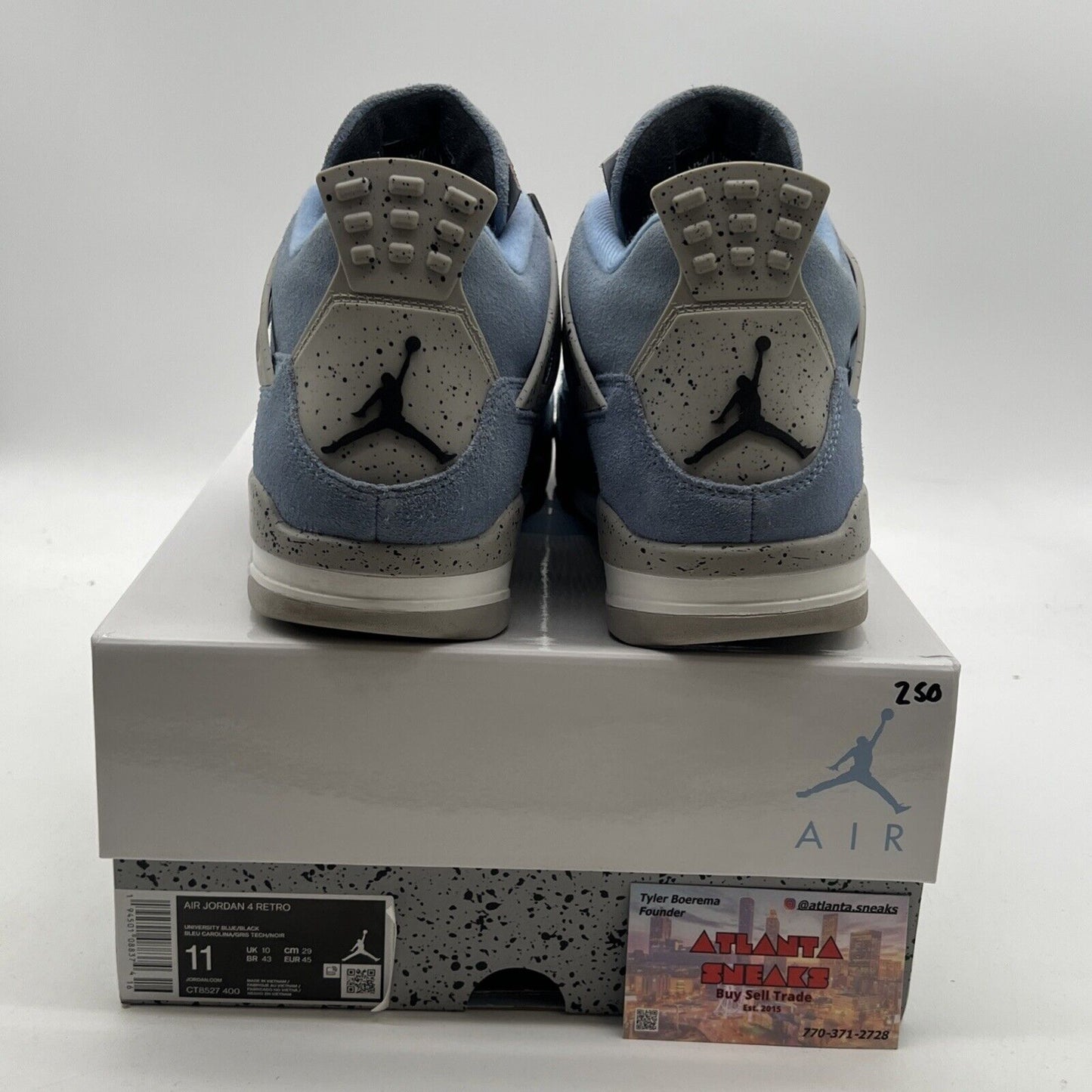 Size 11 - Air Jordan 4 Retro Mid University Blue (CT8527-400)