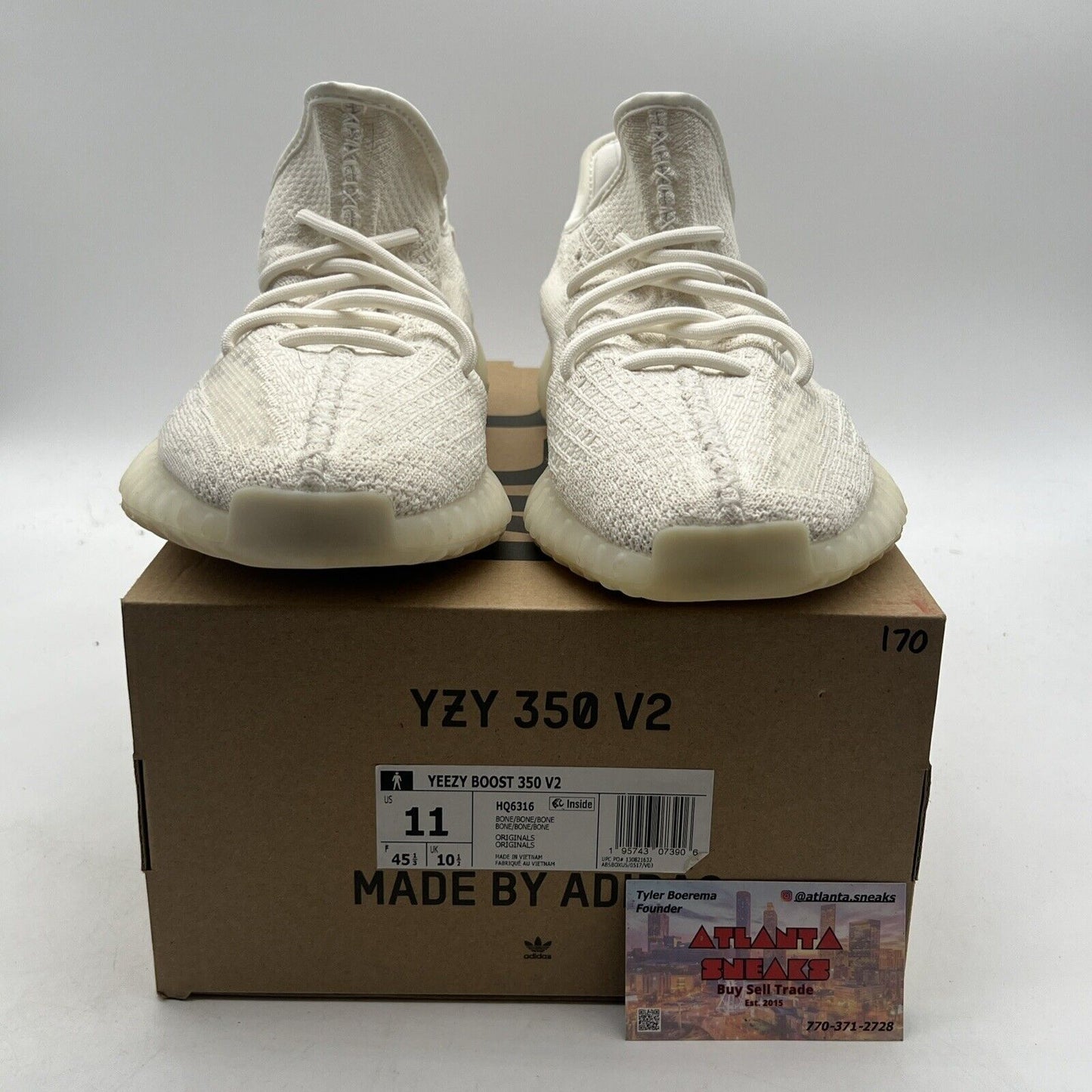 Size 11 - adidas Yeezy Boost 350 V2 Low Bone (HQ6316)