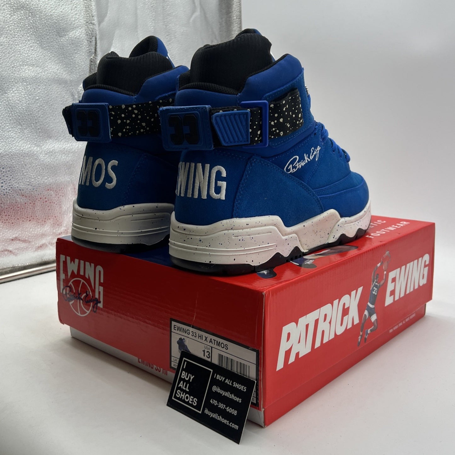 Size 13 - Ewing 33 HI x Atmos Glow In The Dark  (1EW90125-410)