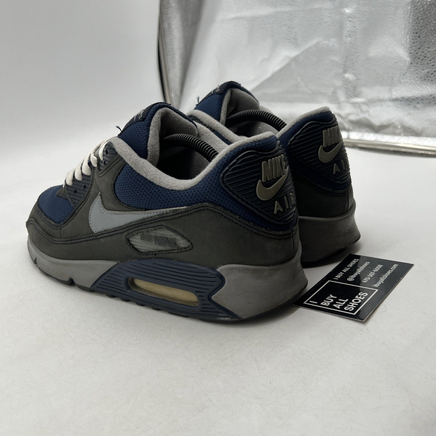 Size 11 - Nike Air Max 90 Leather Blue (302519-401)