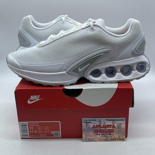 Size 10 - Nike Air Max DN White Metallic Silver Red Black (DV3337-101)