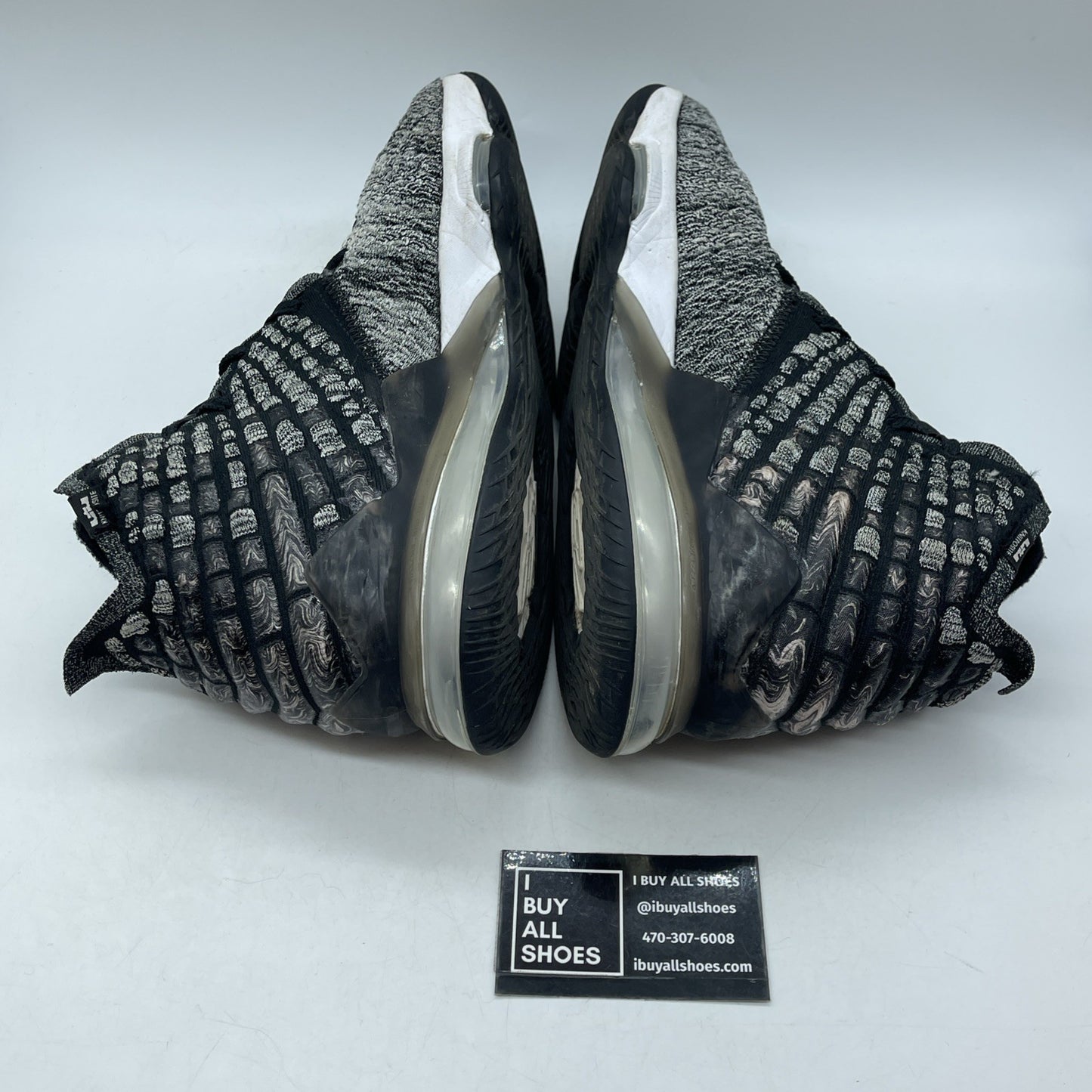 Size 12 - Nike LeBron 17 In The Arena Black White Suede (BQ3177-002)