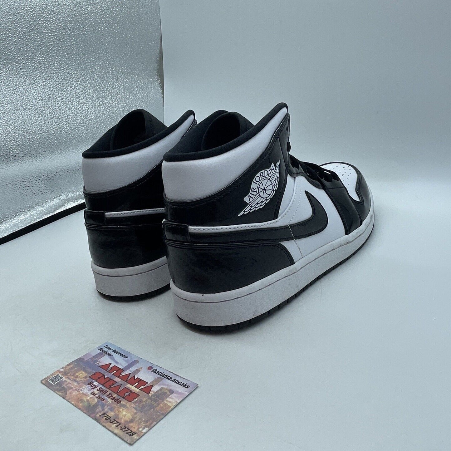 Size 10 - Air Jordan 1 SE Mid All Star 2021 Black White Leather (DD1649-001)