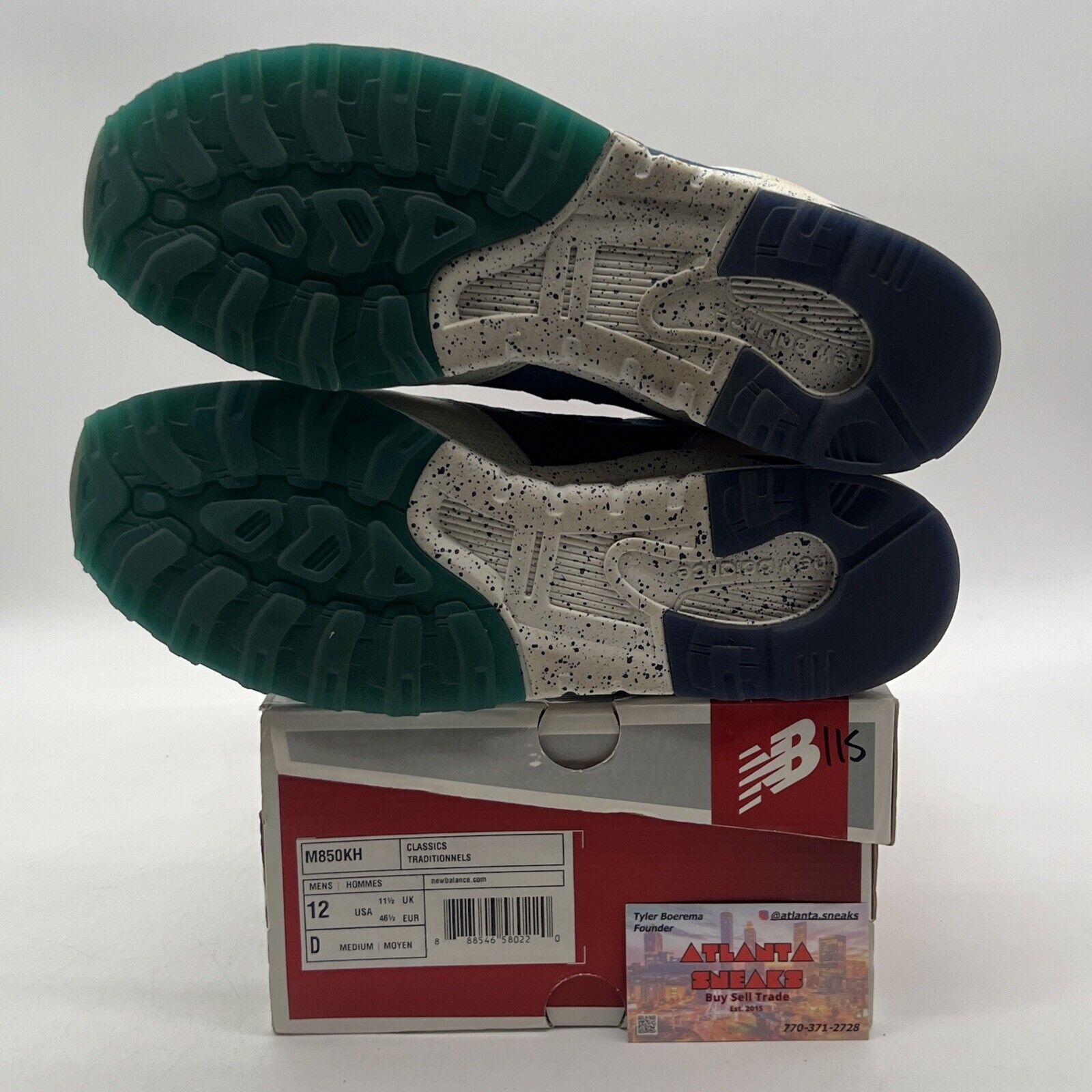 Size 12 - New Balance Ronnie Fieg x 850 Brooklyn Bridge Navy Tan (M850KH)