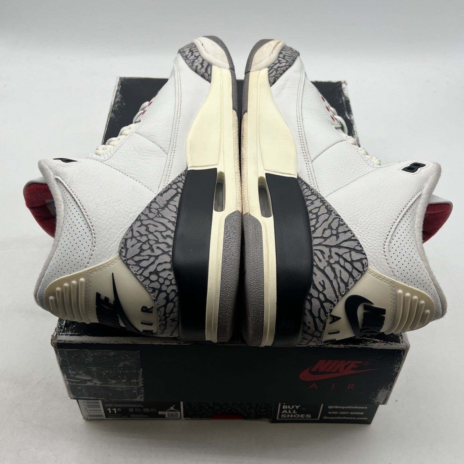Size 11.5 - Air Jordan 3 Retro Mid White Cement Reimagined (DN3707-100)