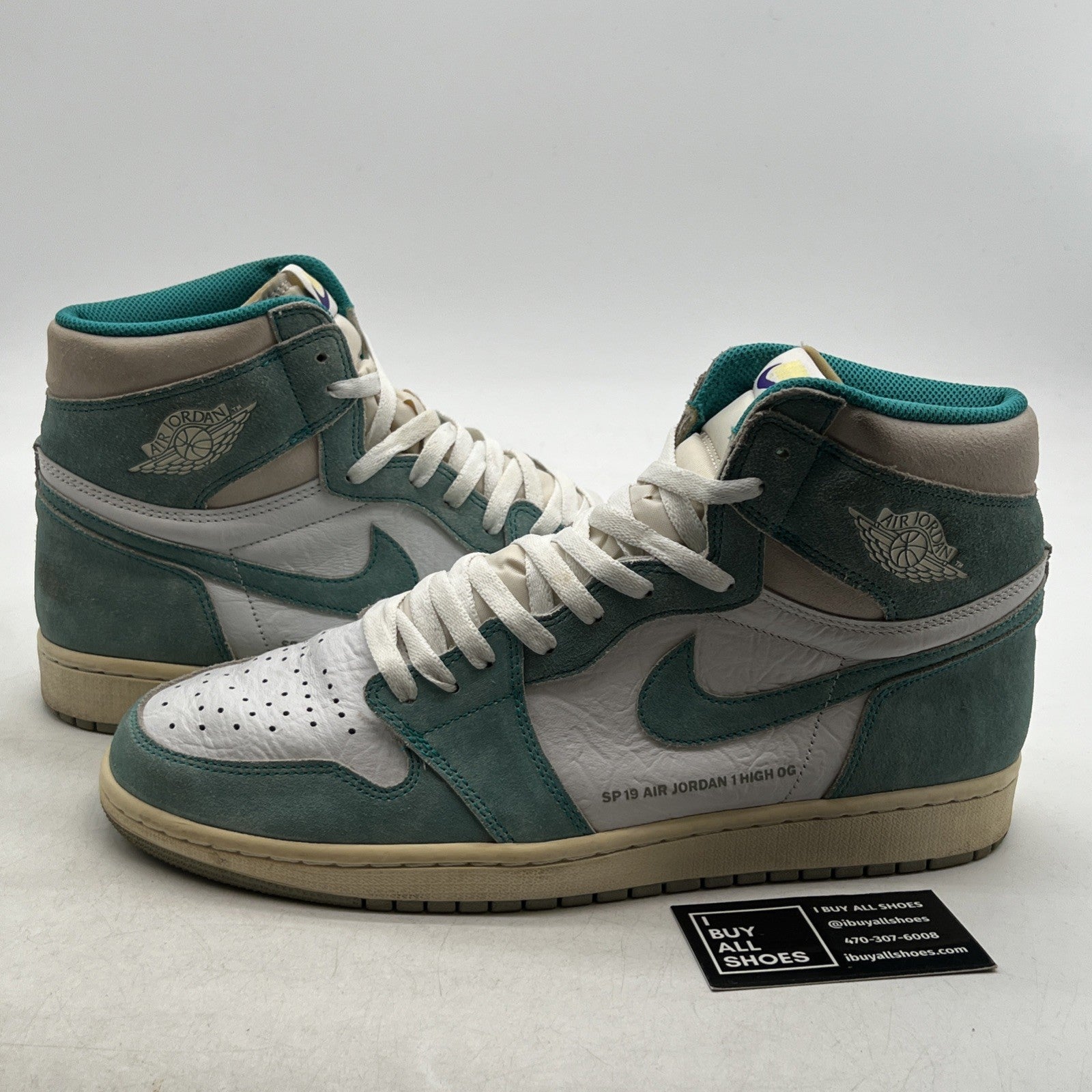 Size 13 - Air Jordan 1 Retro OG High Turbo Green (555088-311)