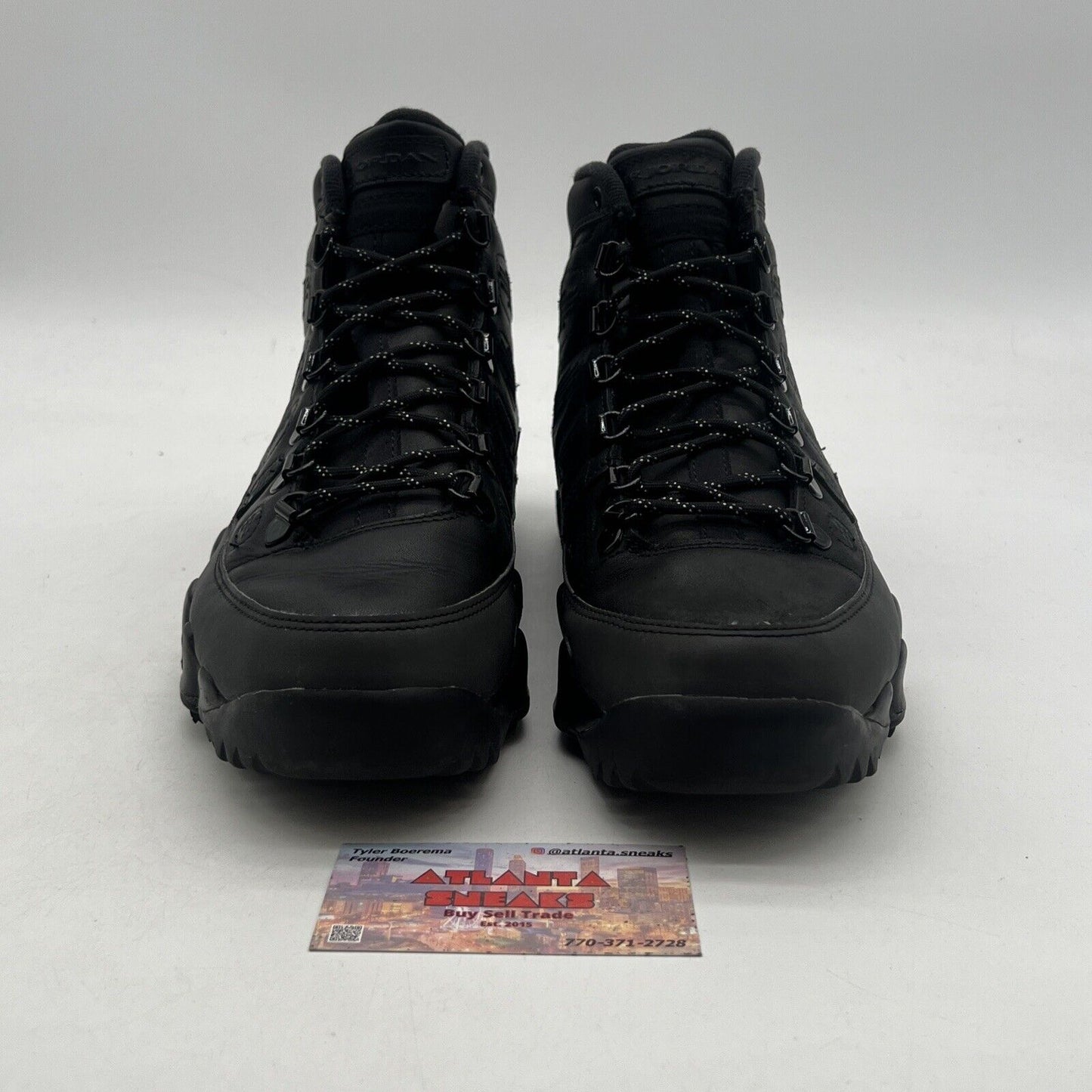 Size 8.5 - Air Jordan 9 Retro Boot NRG Black Concord 2018 (AR4491-001)