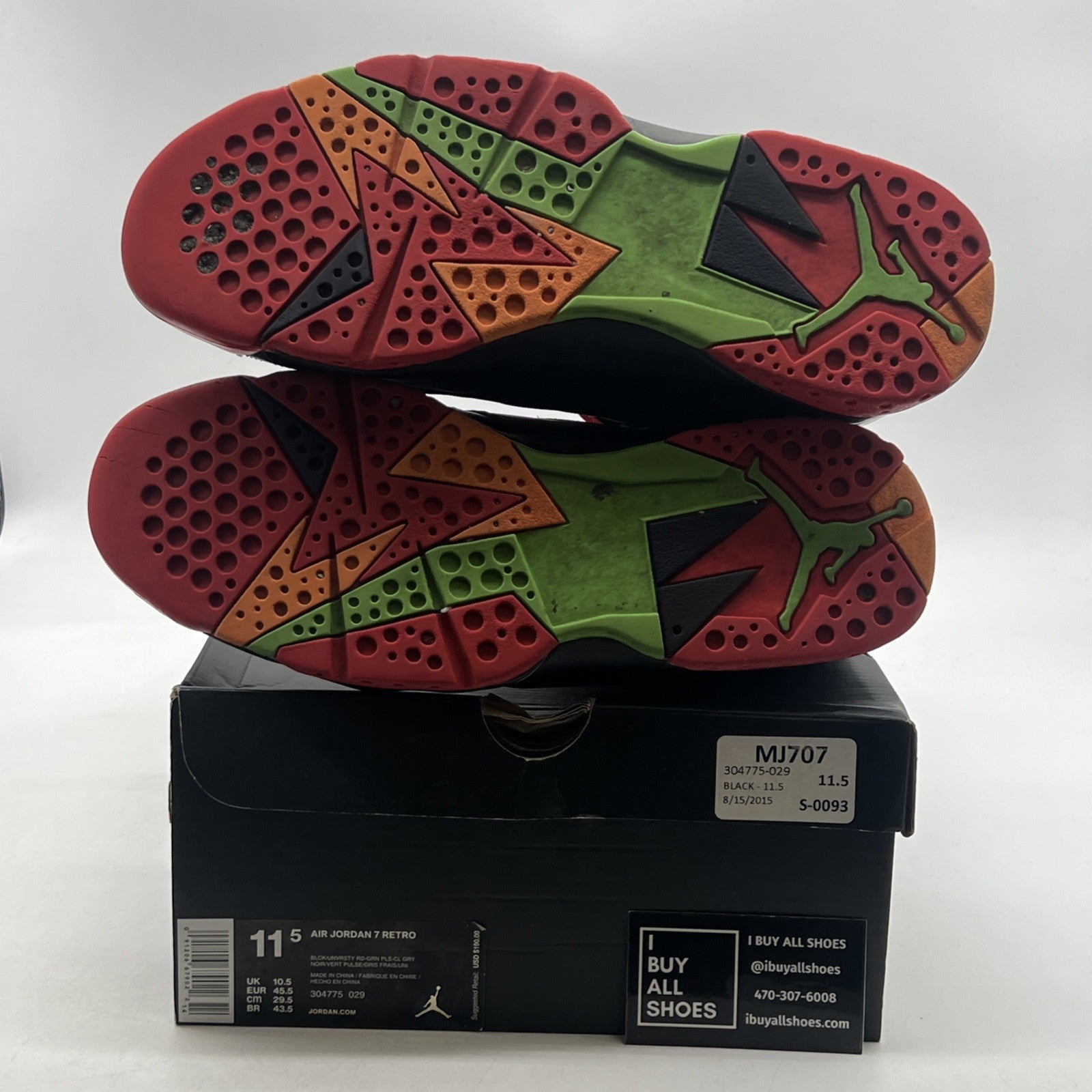 Size 11.5 - Air Jordan 7 Retro Marvin the Martian (304775-029)