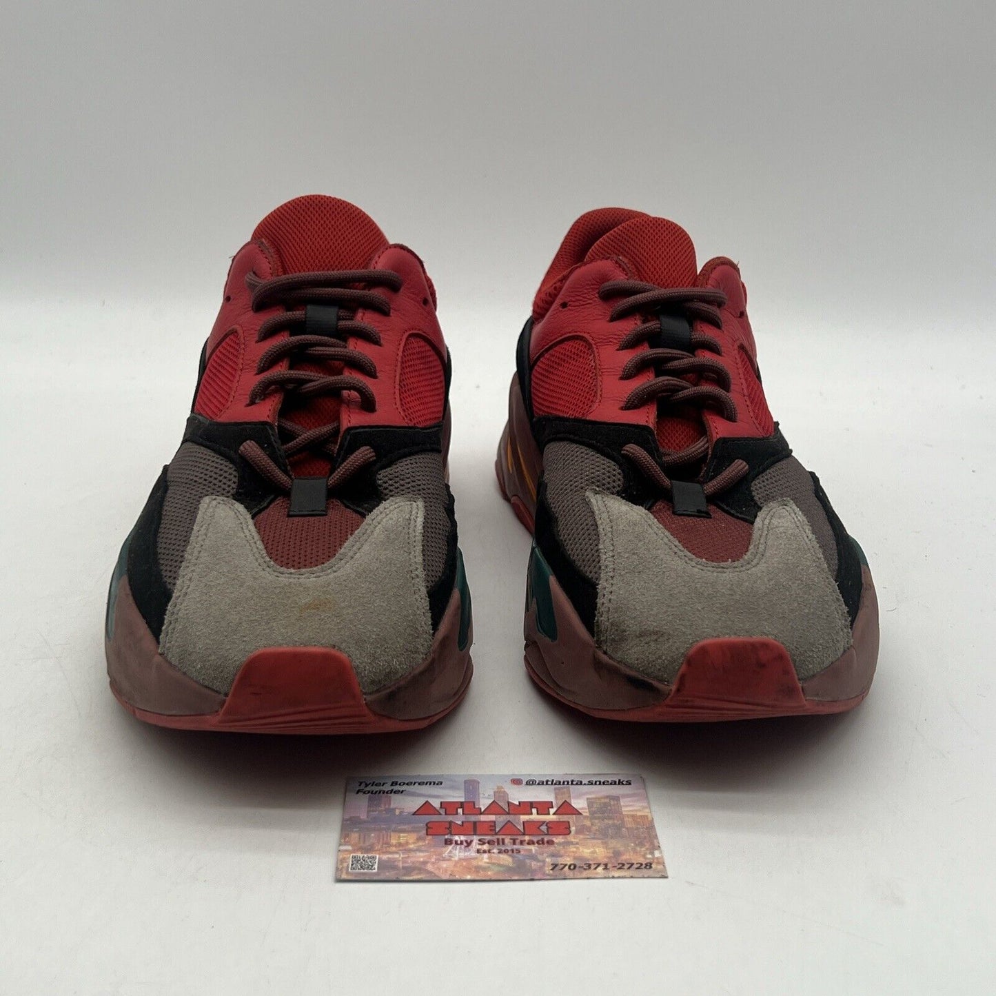 Size 13 - adidas Yeezy Boost 700 Hi-Res Red Suede Leather (HQ6979)