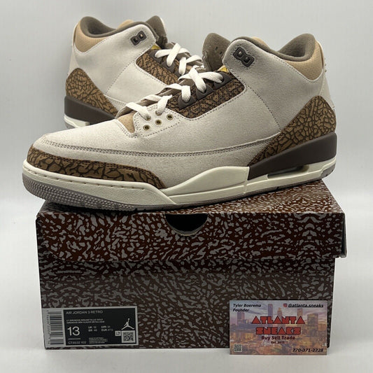 Size 13 - Jordan 3 Retro Low Palomino Brown Suede Leather (CT8532-102)