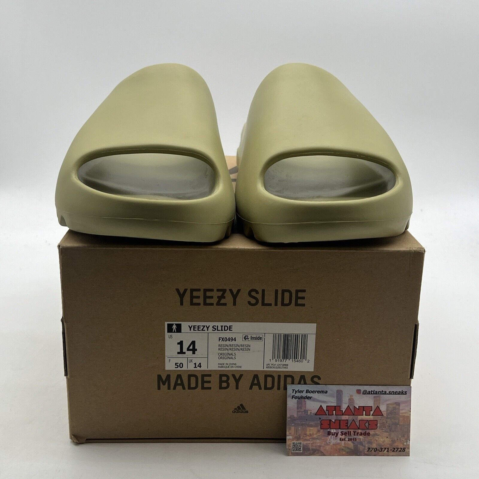 Size 14 - Adidas Yeezy Slide Resin  (FX0494)