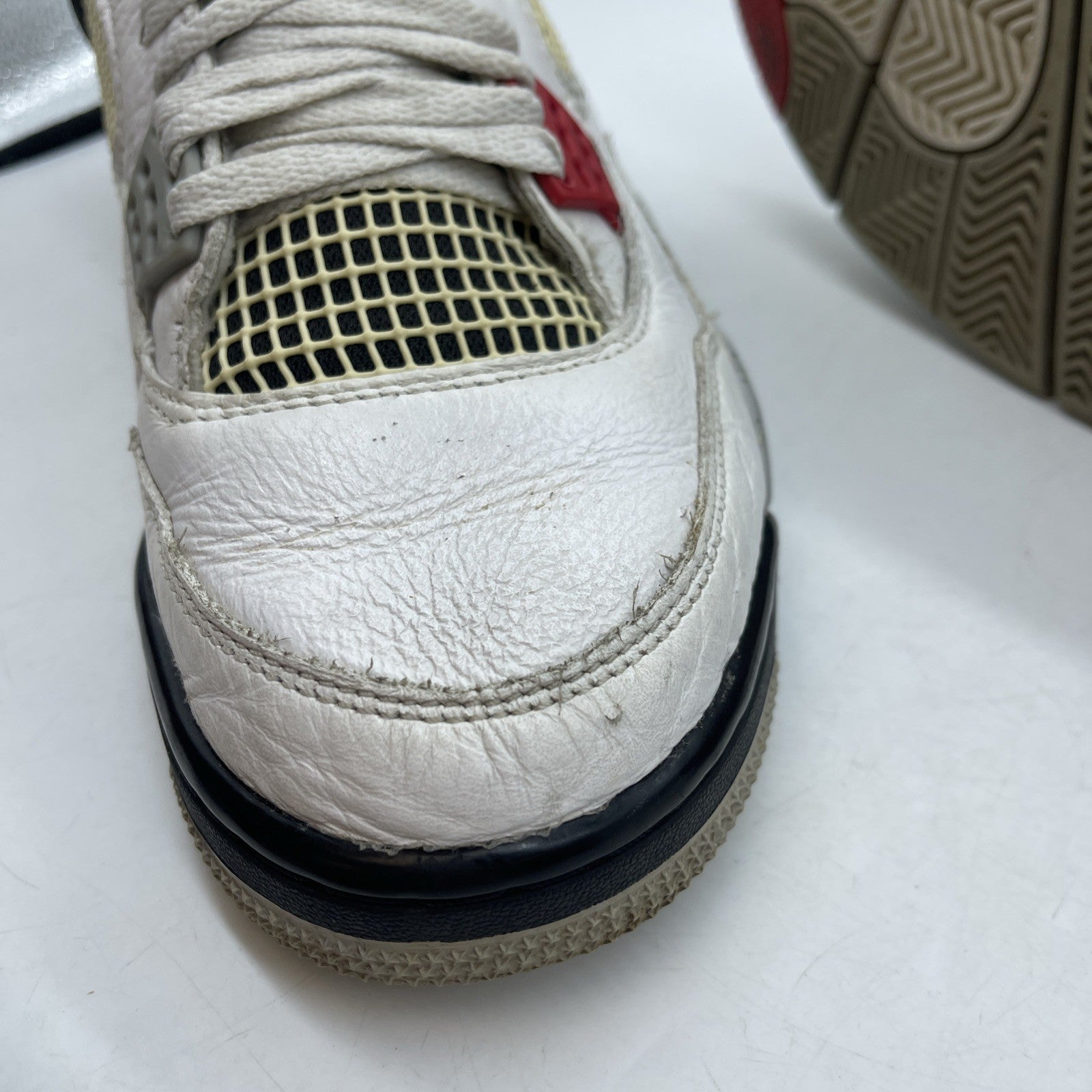 Size 10.5 - Jordan 4 Retro SE Mid What The 4 White Black Leather (CI1184-146)