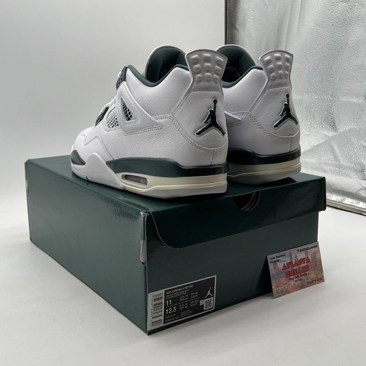 Size 11 - Air Jordan 4 Retro Oxidized Green (FQ8138-103)