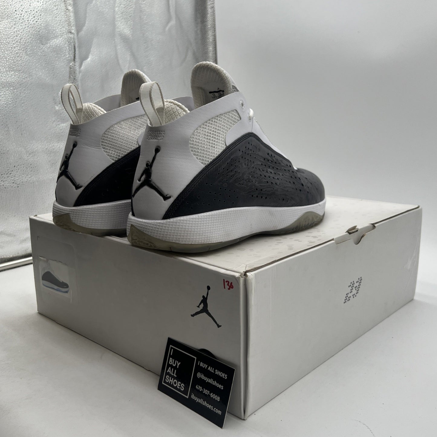 Size 13 - Air Jordan 2011 White Black (436771-101)