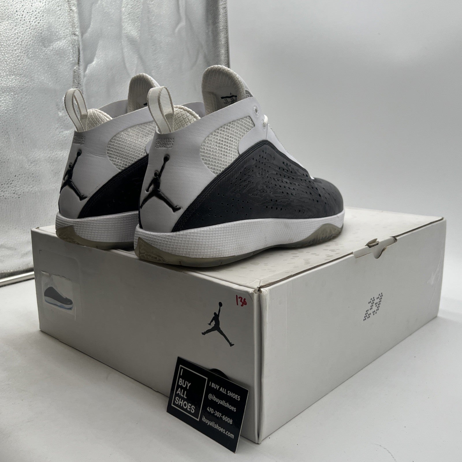 Size 13 - Air Jordan 2011 White Black (436771-101)
