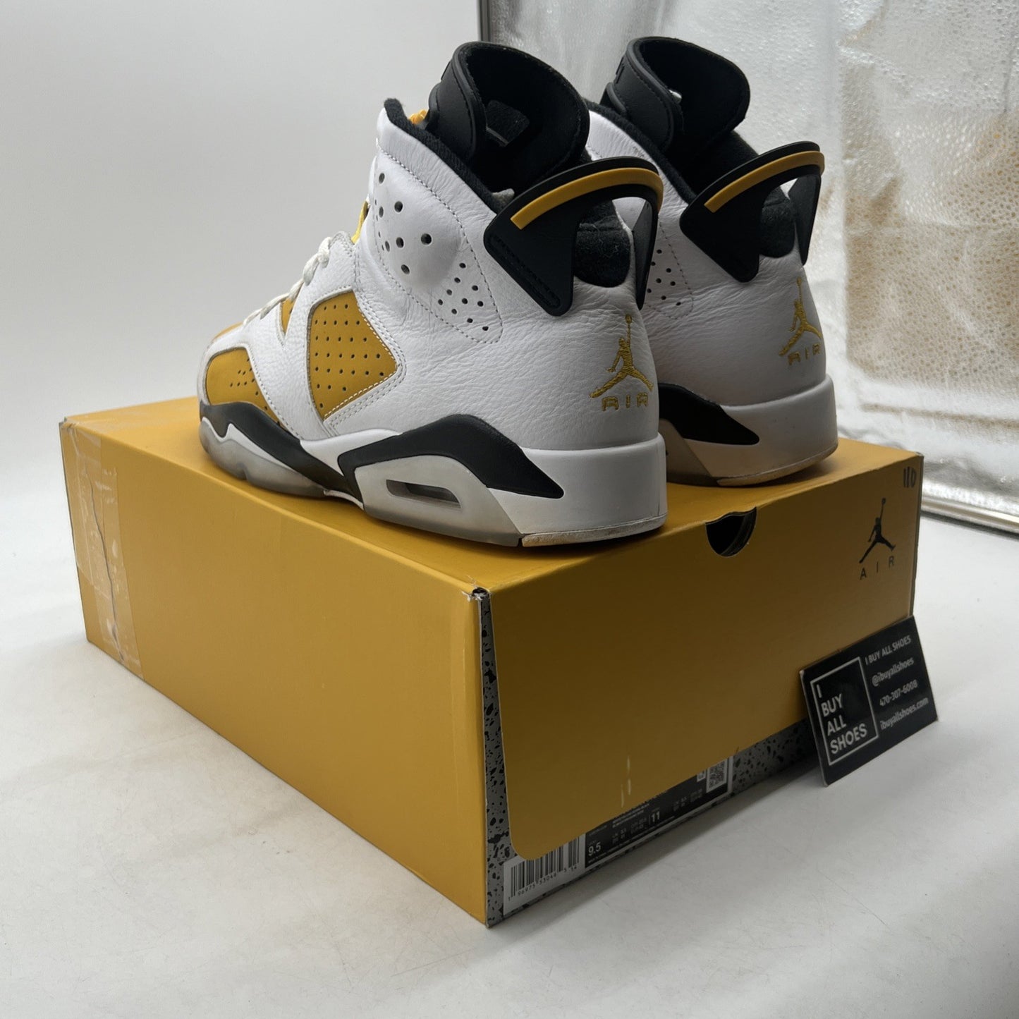 Size 9.5 - Air Jordan 6 Retro Yellow Ochre (CT8529-170)