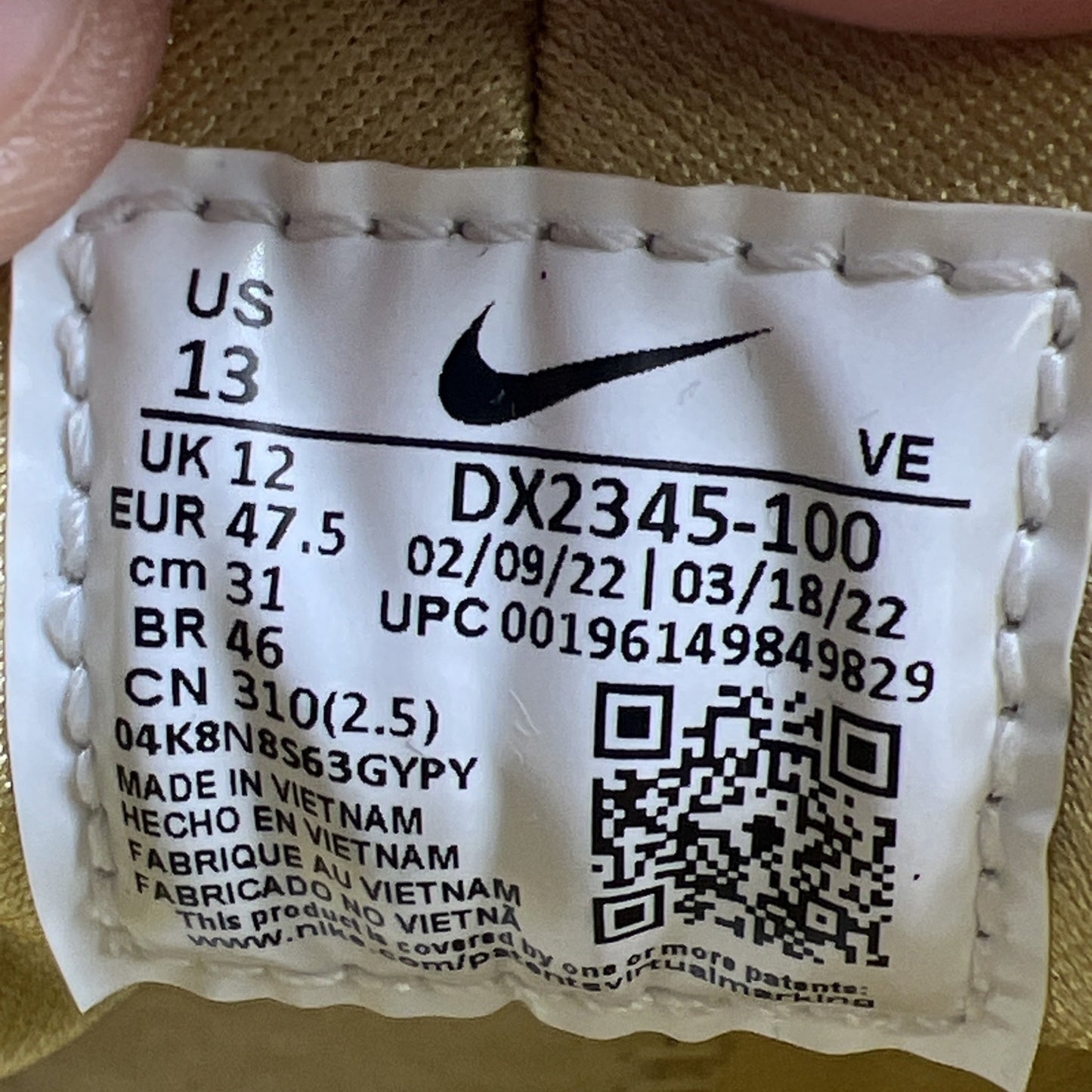 Size 13 - Nike Air Huarache White Safety Orange (DX2345-100)