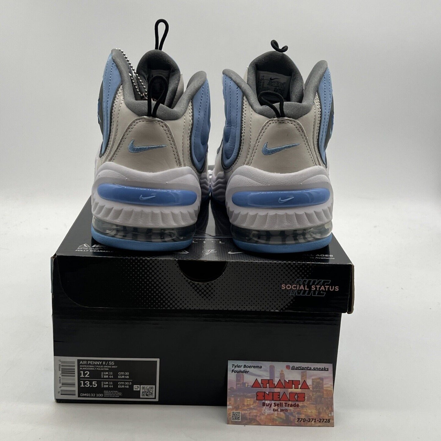 Size 12 - Nike Social Status x Air Penny 2 Playground University Blue DM9132-100