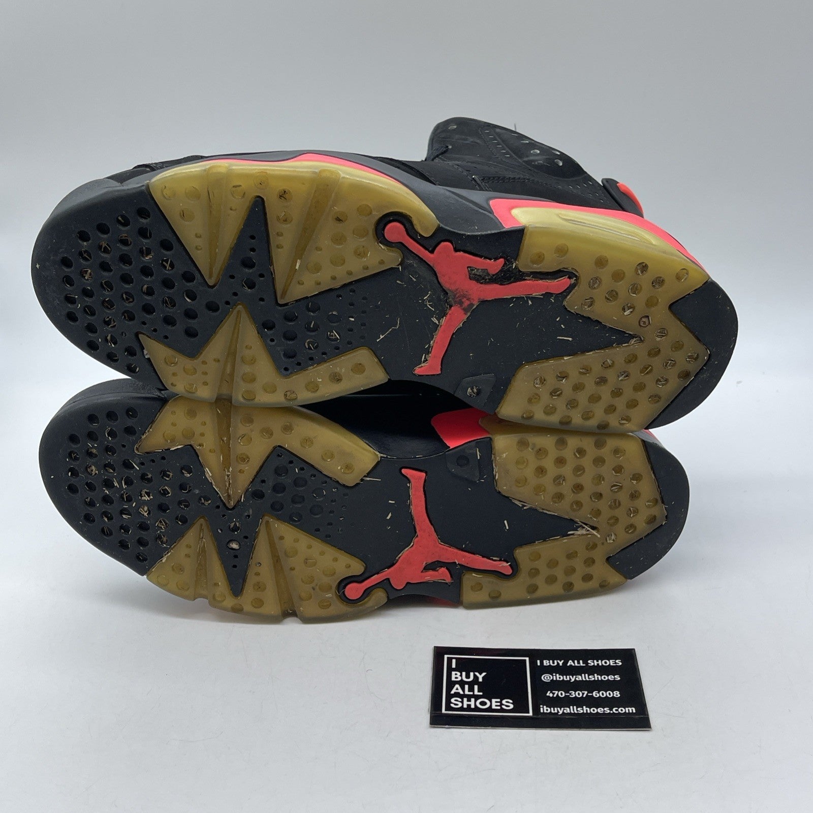 Size 9.5 - Jordan 6 Retro Infrared Black Pink Suede (384664-023)