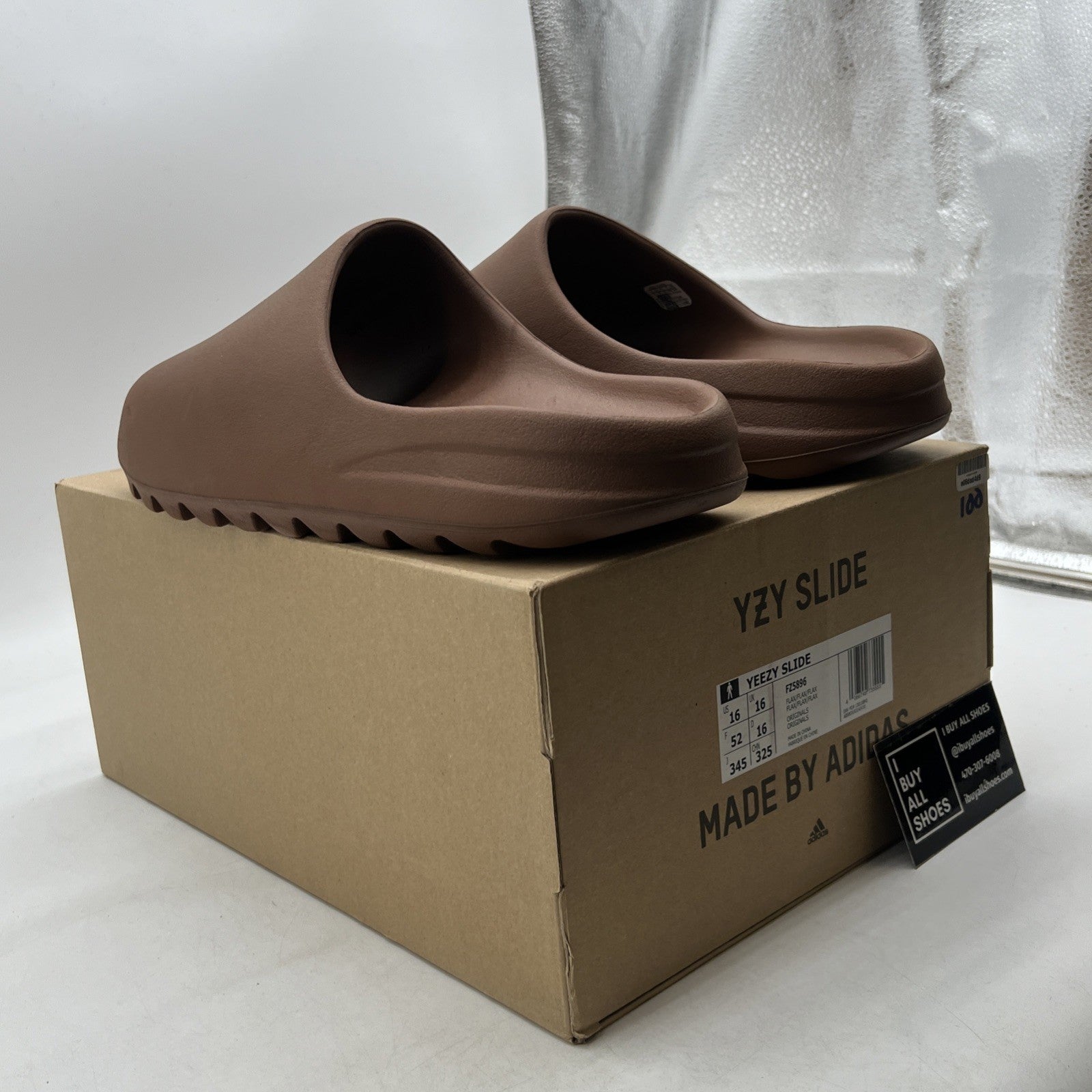 Size 16 - adidas Yeezy Slide Brown (FZ5896)