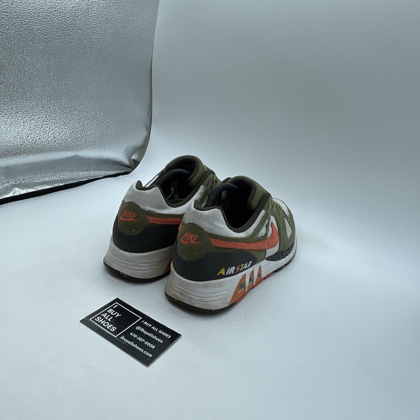 Size 9 - Nike Air Stab White (312451-161)