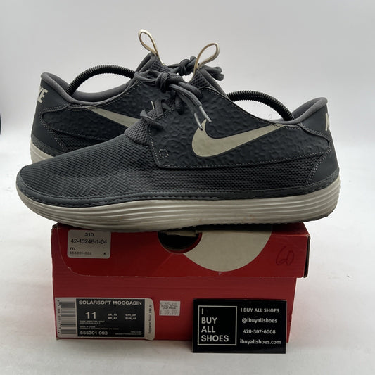 Size 11 - Nike Solarsoft Moccasin 2 Running Sneaker (555301-003)