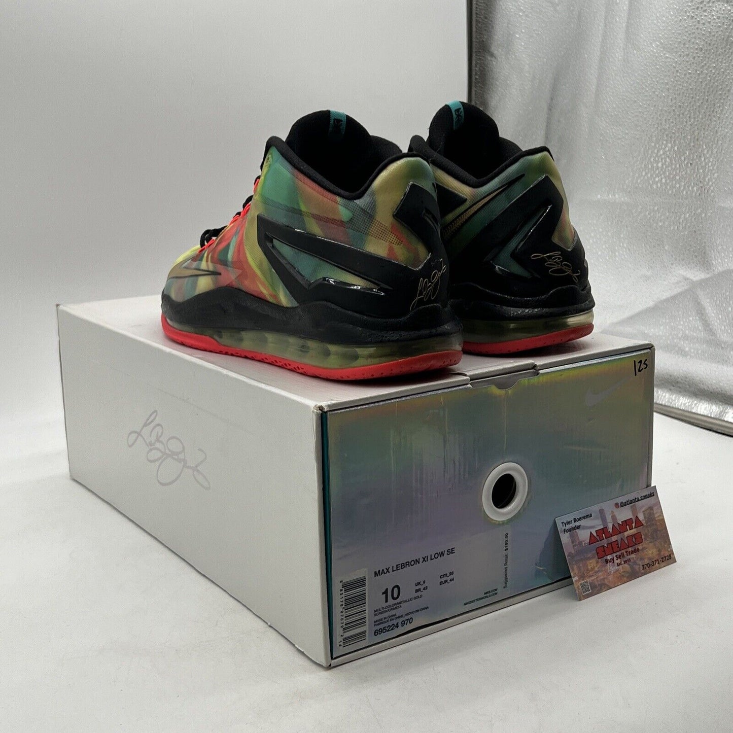 Size 10 - Nike Max LeBron 11 SE Low Multi-Color (695224-970)