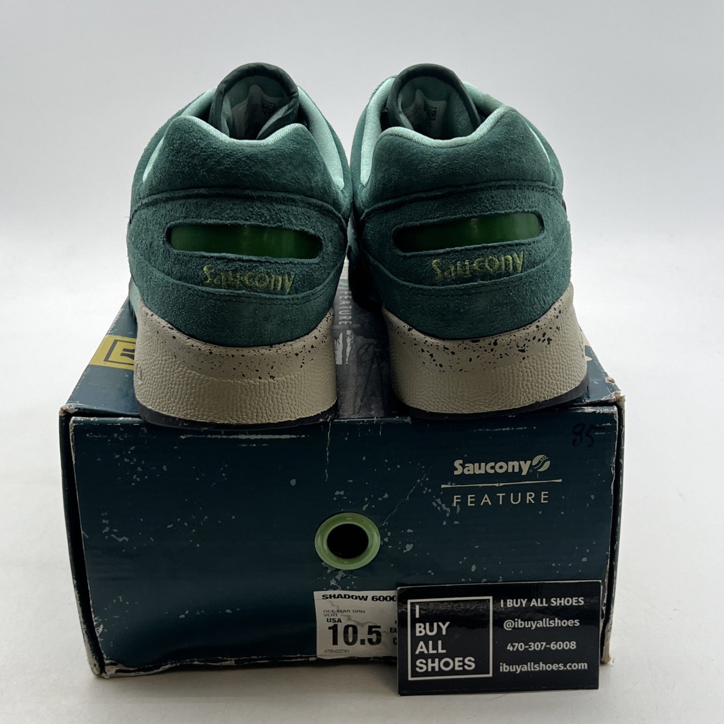 Size 10.5 - Saucony Feature x Shadow 6000 Living Fossil (S70429-1)