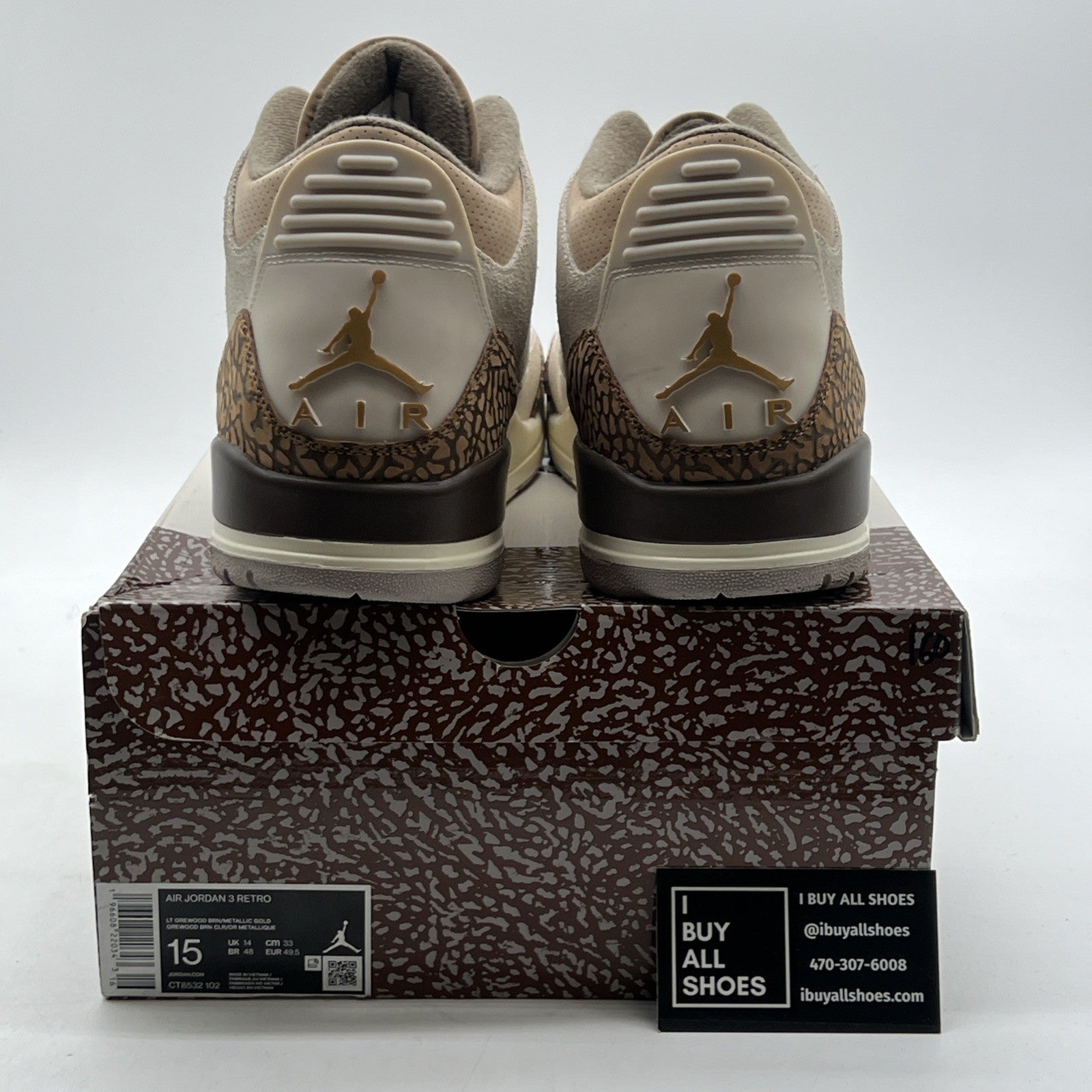Size 15 - Air Jordan 3 Retro Low Palomino (CT8532-102)