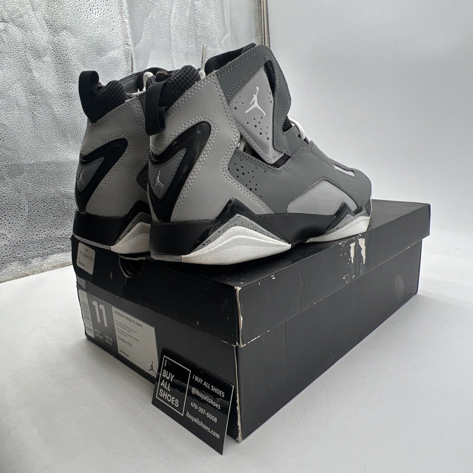 Size 11 - Air Jordan True Flight Gray (342964-003)
