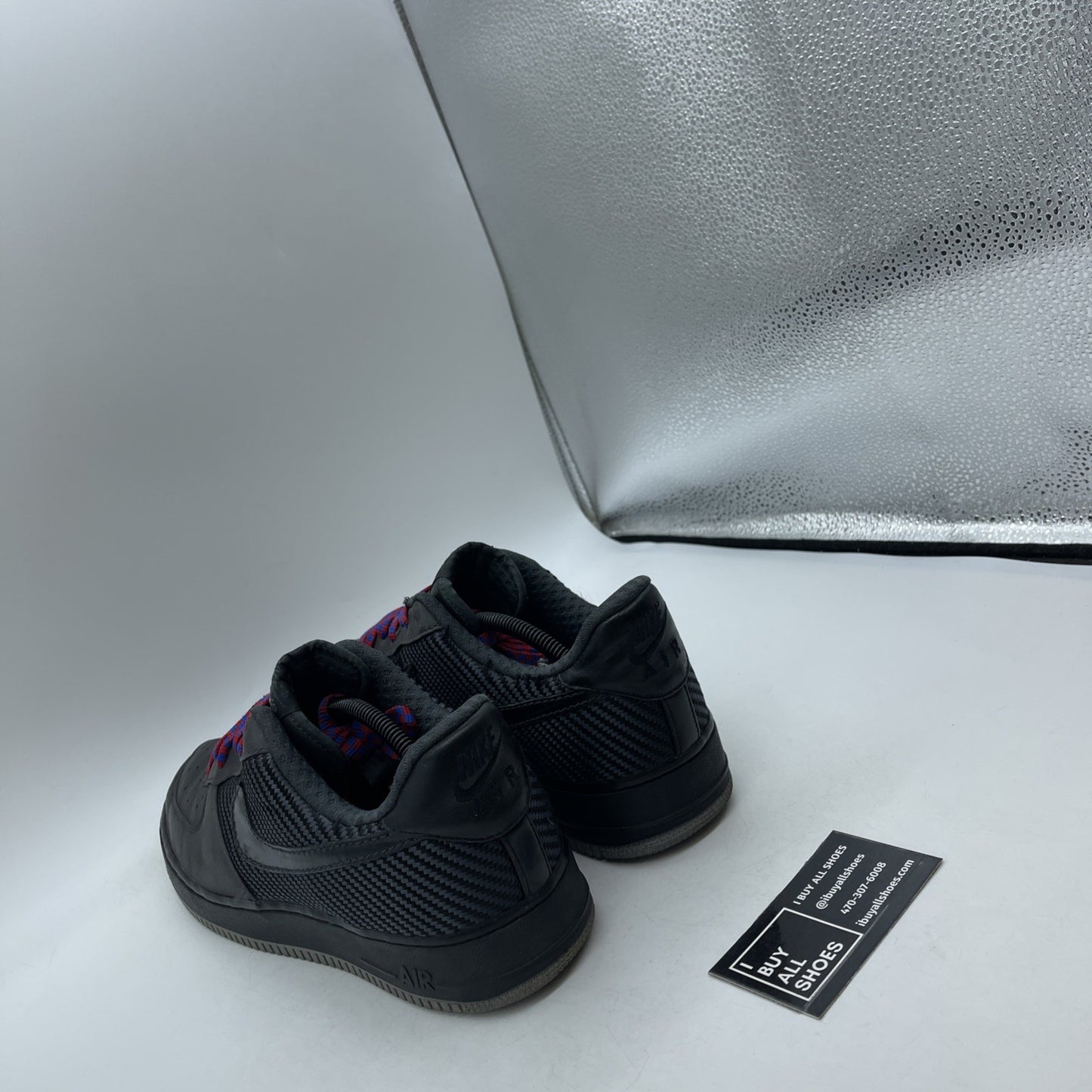 Size 12 - Nike Air Force 1 Premium 07 Black (315180-003)