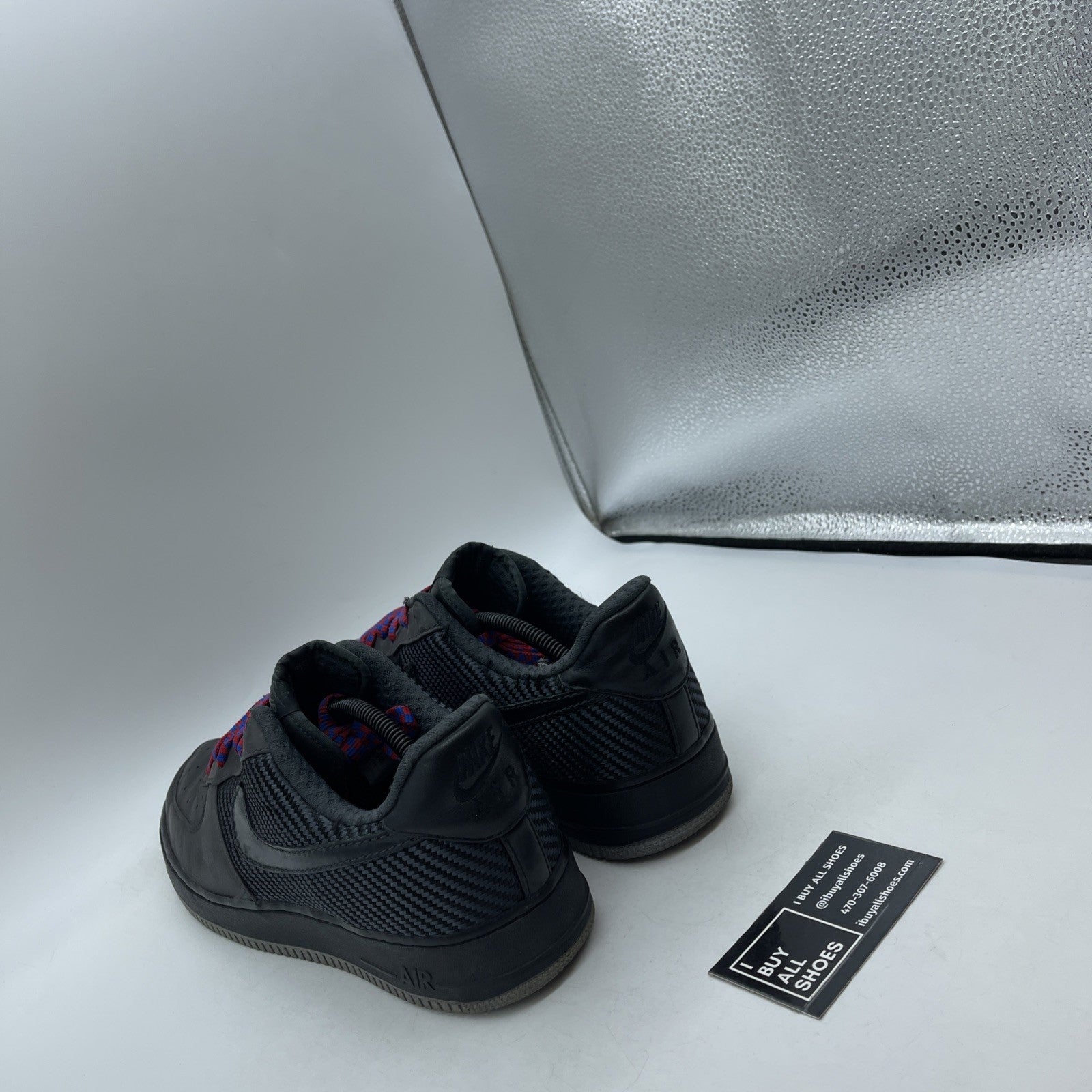 Size 12 - Nike Air Force 1 Premium 07 Black (315180-003)