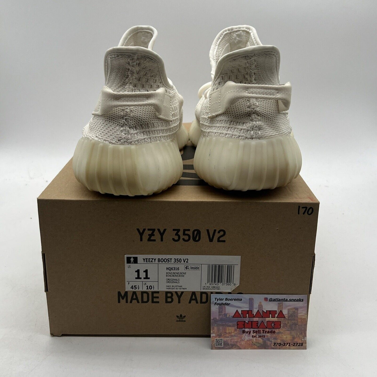 Size 11 - adidas Yeezy Boost 350 V2 Low Bone (HQ6316)