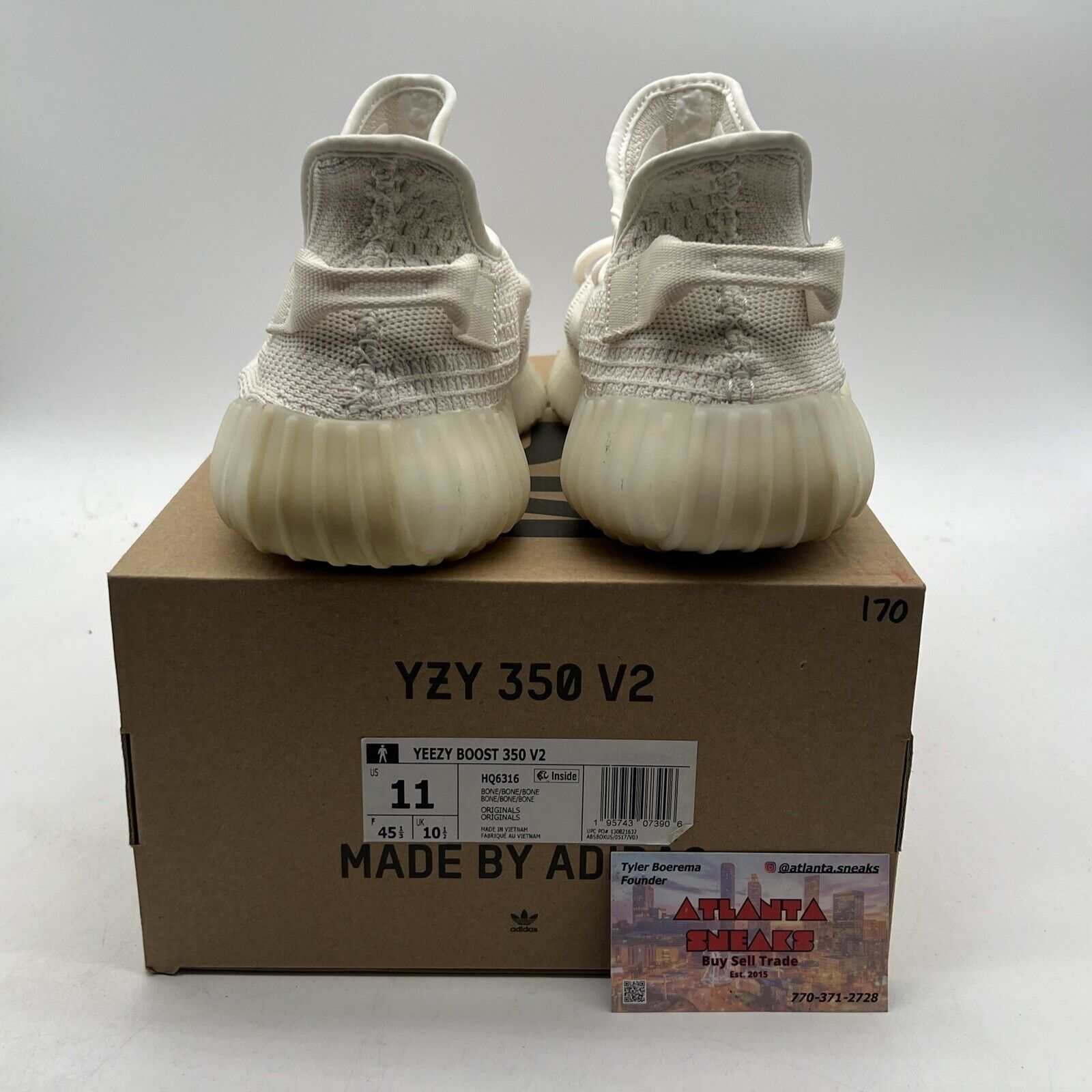 Size 11 - adidas Yeezy Boost 350 V2 Low Bone (HQ6316)