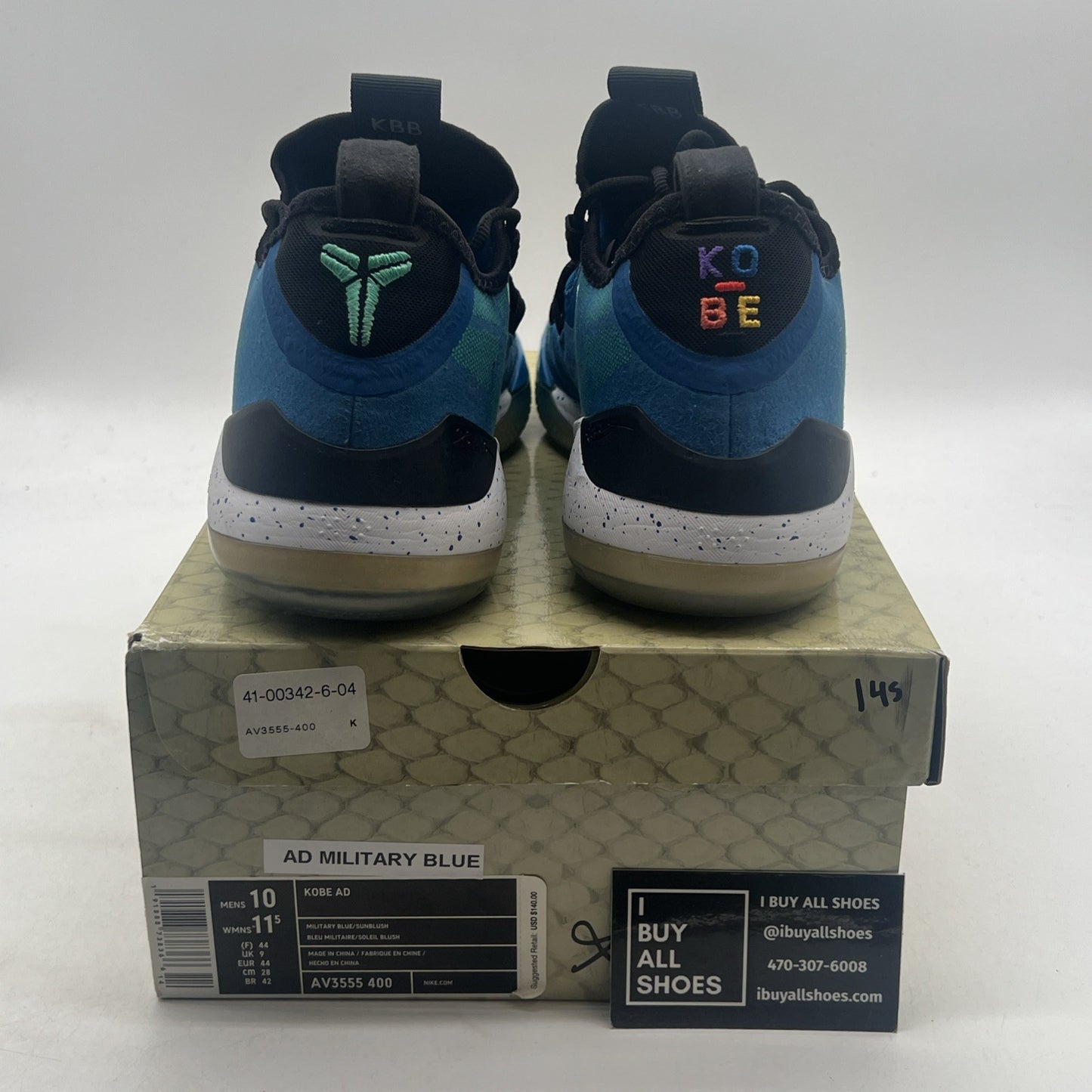 Size 10 - Nike Kobe A.D. 2018 Military Blue (AV3555-400)