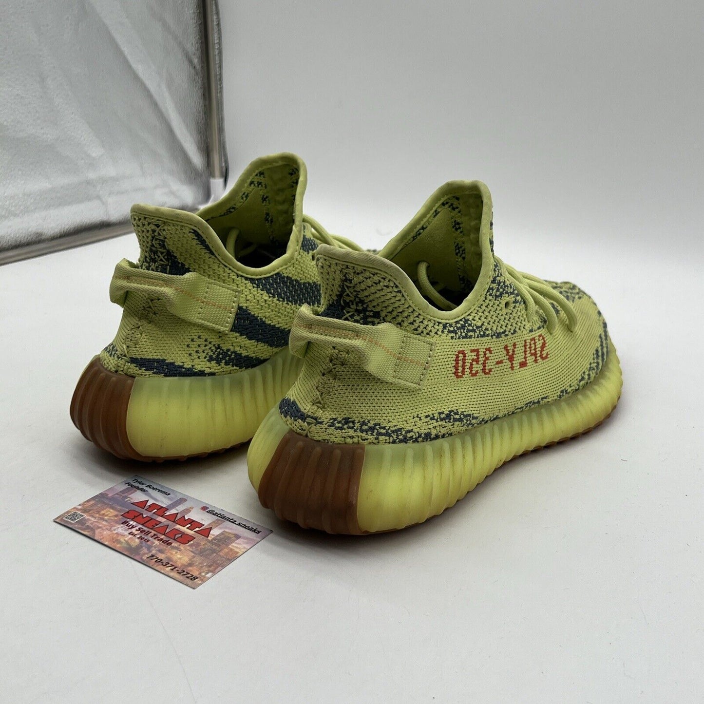 Size 9.5 - adidas Yeezy Boost 350 V2 Low Semi Frozen Yellow (B37572)