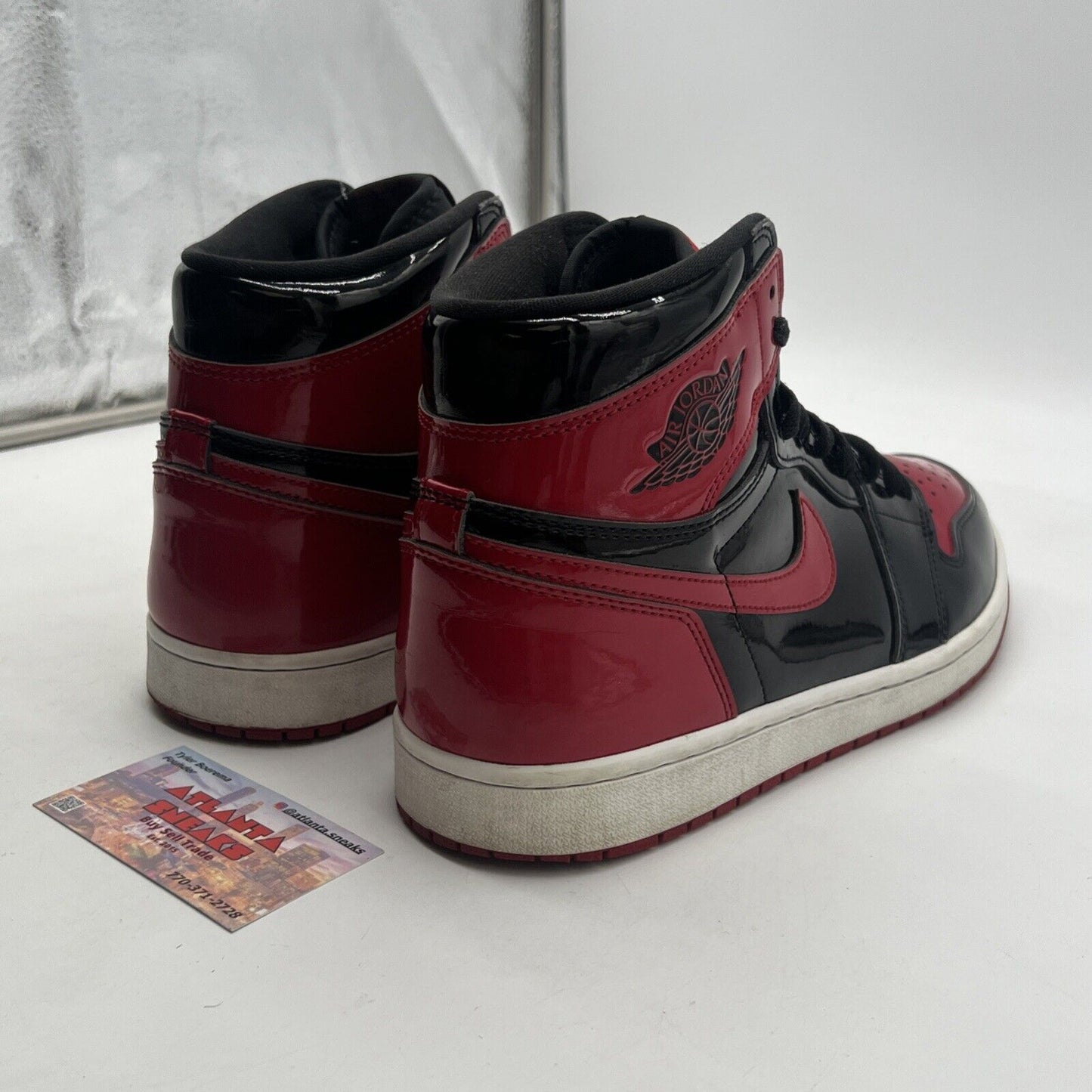 Size 11 - Air Jordan 1 Retro OG High Patent Bred (555088-063)