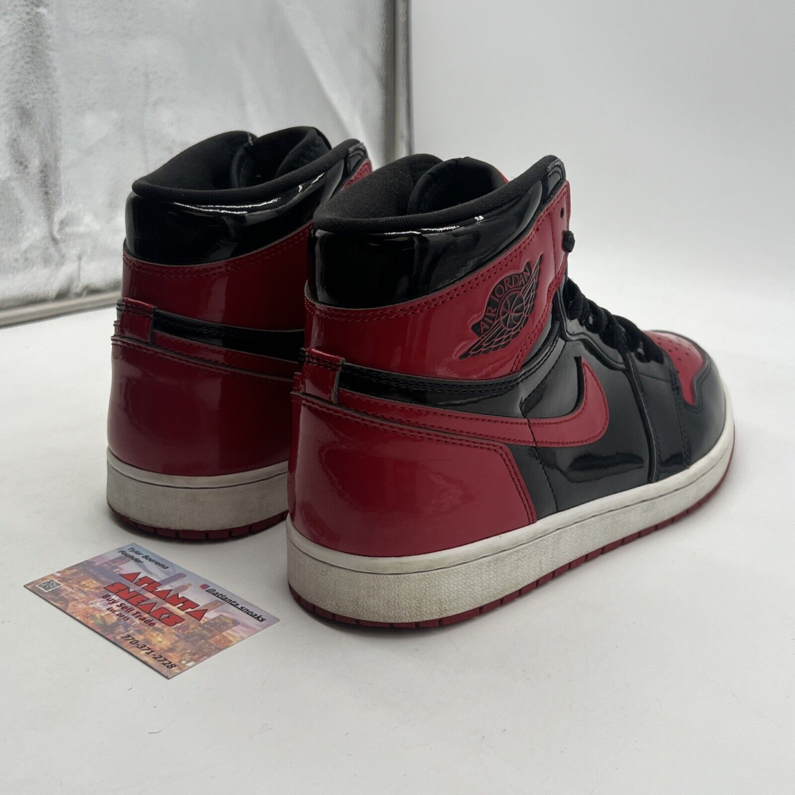 Size 11 - Air Jordan 1 Retro OG High Patent Bred (555088-063)