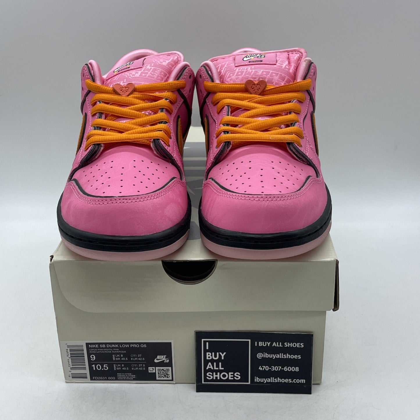 Size 9 - The Powerpuff Girls x Nike Dunk Pro SB QS Low Blossom (FD2631-600)
