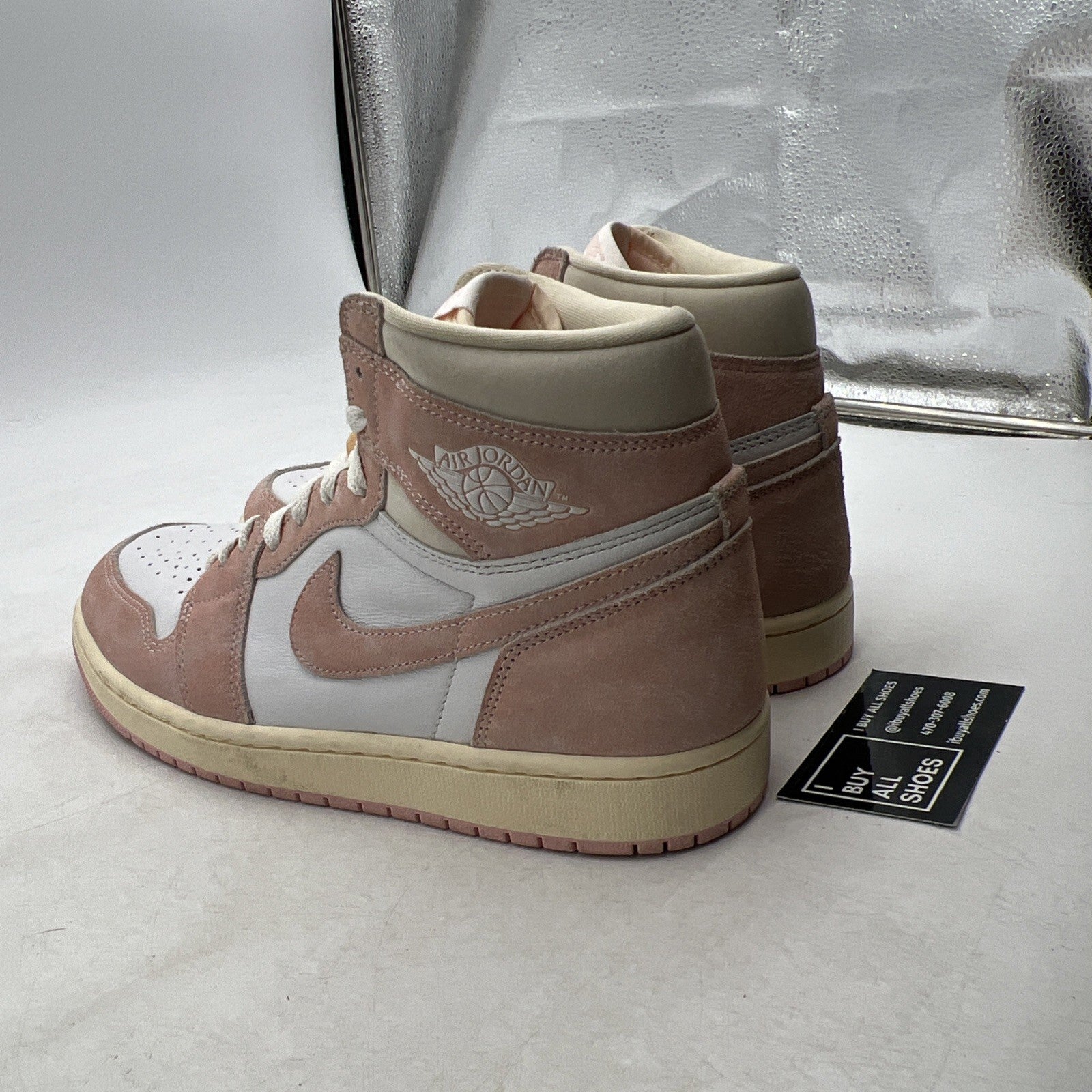 Size 10.5 - Air Jordan 1 Retro OG High Washed Pink W (FD2596-600)